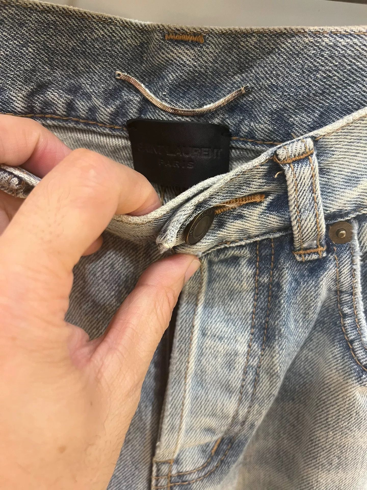 Saint Laurent Paris Saint Laurent SLP Slim Low-Rise Jeans Size US 28 / EU 44 - 2 Thumbnail