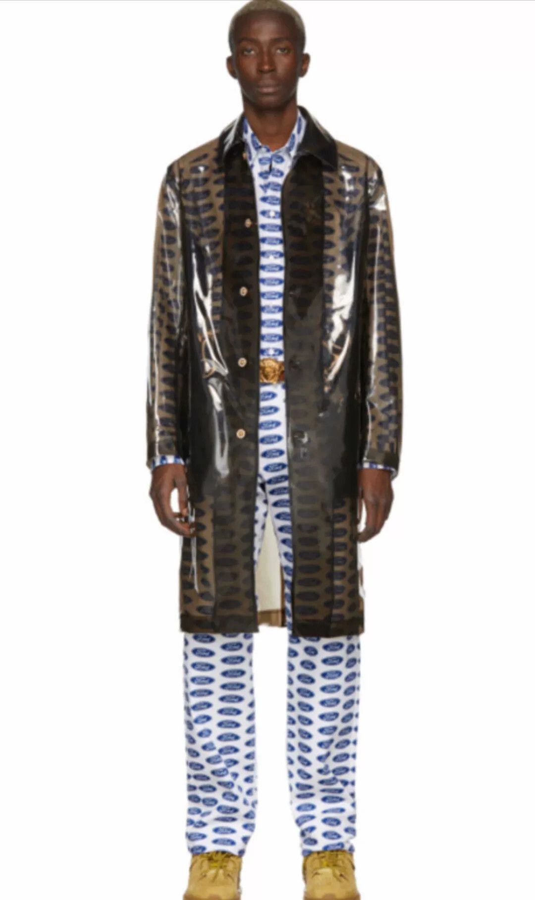 Versace Versace Limited Transparent PVC Trench Coat Size US S / EU 44-46 / 1 - 2 Thumbnail