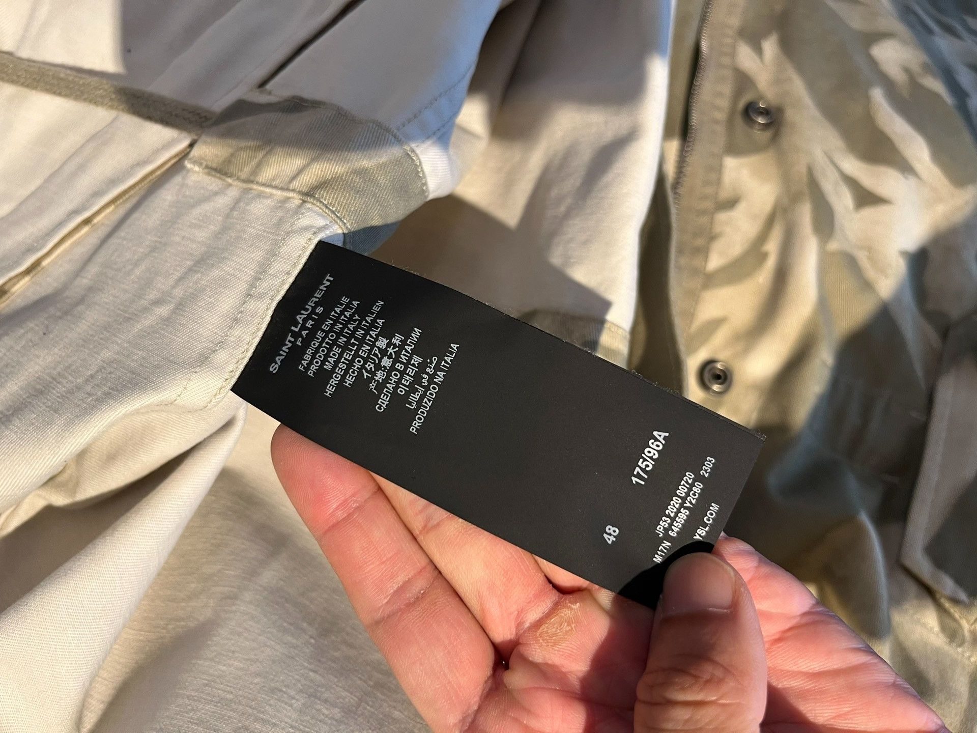 Saint Laurent Paris Saint Laurent Tropical Print Trench Coat Size US M / EU 48-50 / 2 - 6 Thumbnail