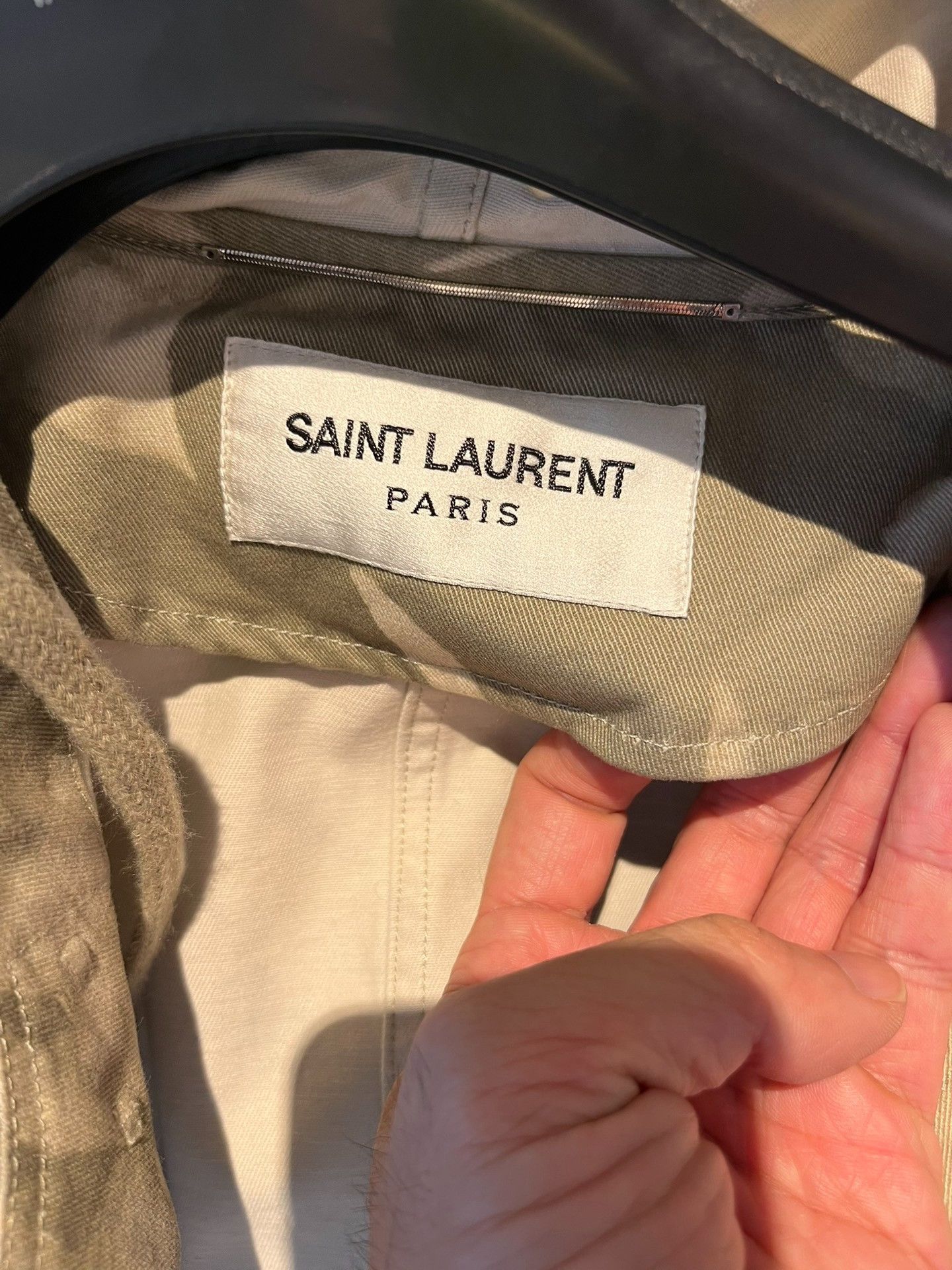 Saint Laurent Paris Saint Laurent Tropical Print Trench Coat Size US M / EU 48-50 / 2 - 3 Thumbnail