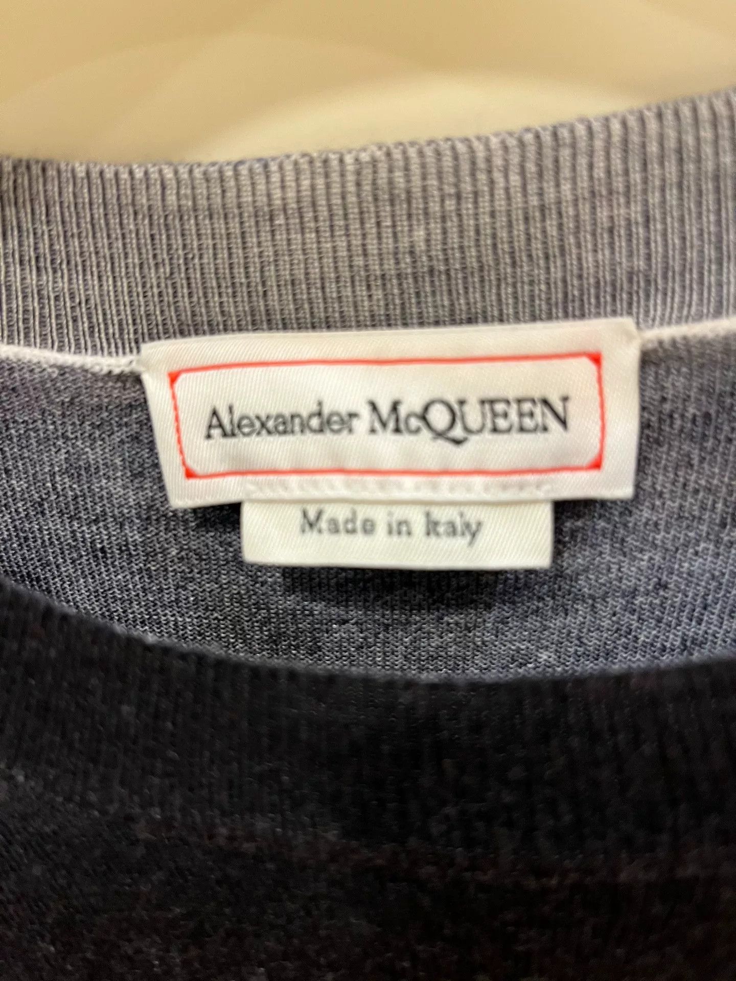 Alexander McQueen Alexander McQueen Indigo Crew Neck Knit Size US M / EU 48-50 / 2 - 3 Thumbnail