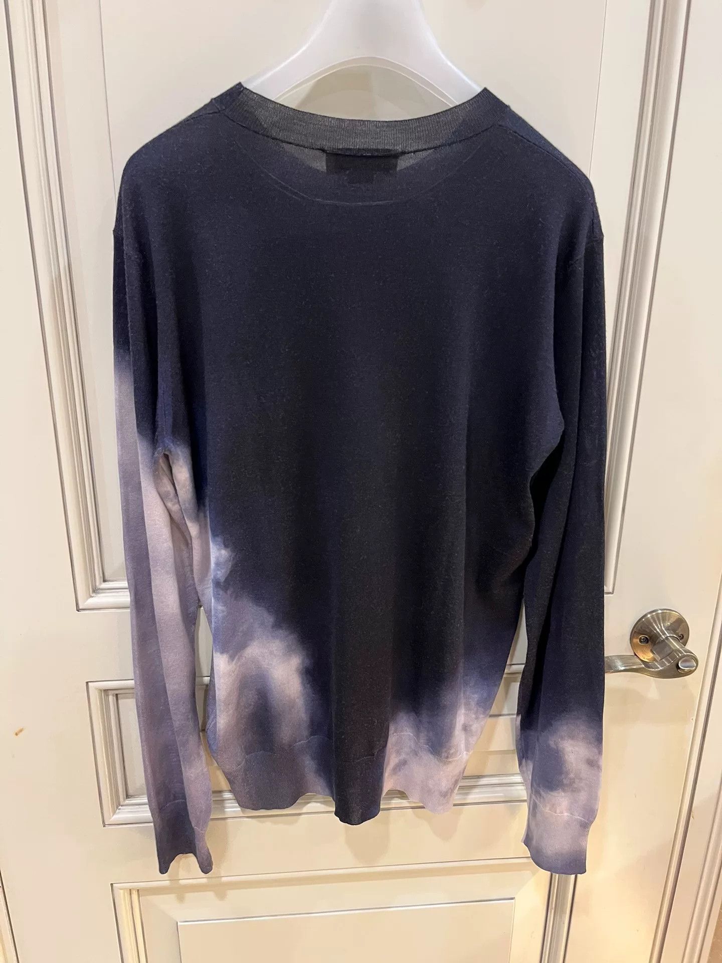 Alexander McQueen Alexander McQueen Indigo Crew Neck Knit Size US M / EU 48-50 / 2 - 9 Thumbnail