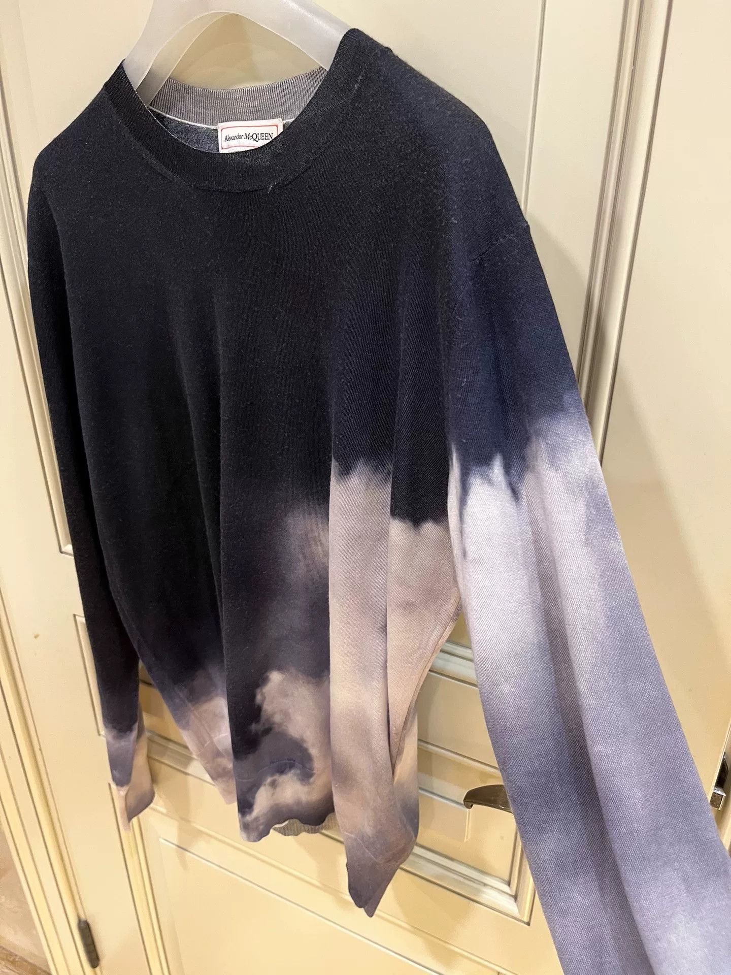 Alexander McQueen Alexander McQueen Indigo Crew Neck Knit Size US M / EU 48-50 / 2 - 7 Thumbnail