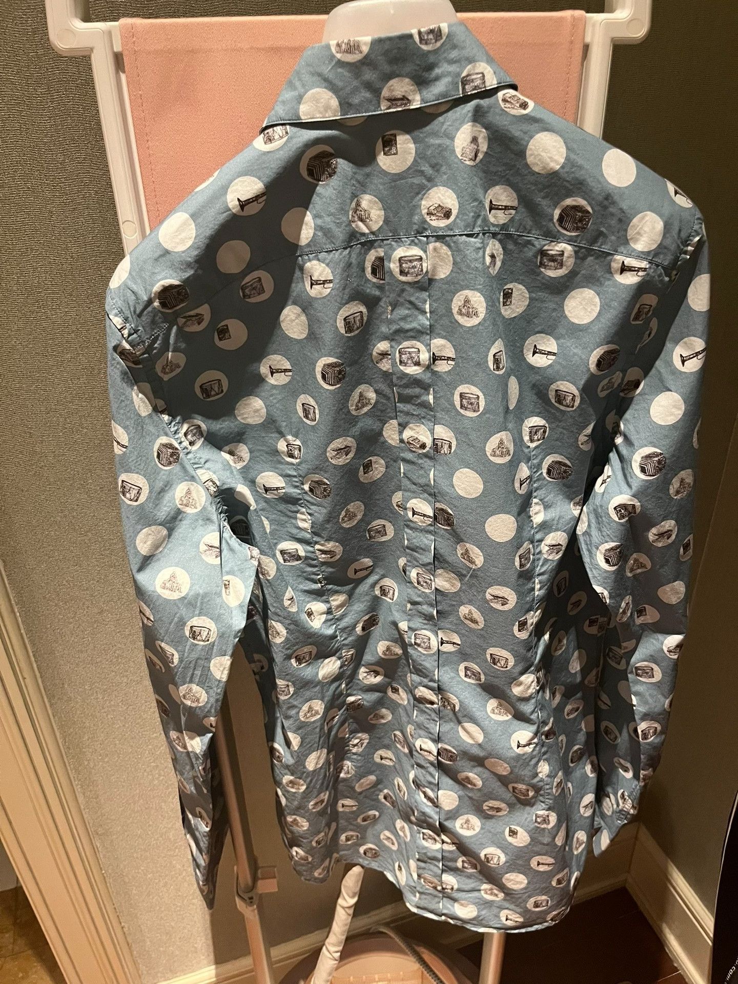 Dolce & Gabbana Dolce & Gabbana Cotton Polka Dot Shirt Size M / US 6-8 / IT 42-44 - 4 Thumbnail