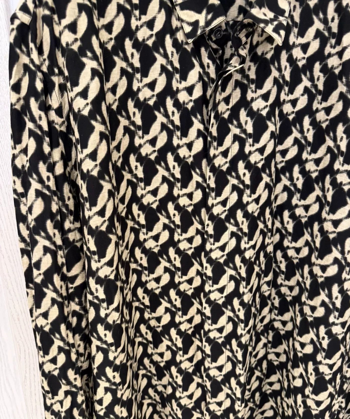 Saint Laurent Paris YSL Abstract Print Shirt Size US XXS / EU 40 - 8 Thumbnail