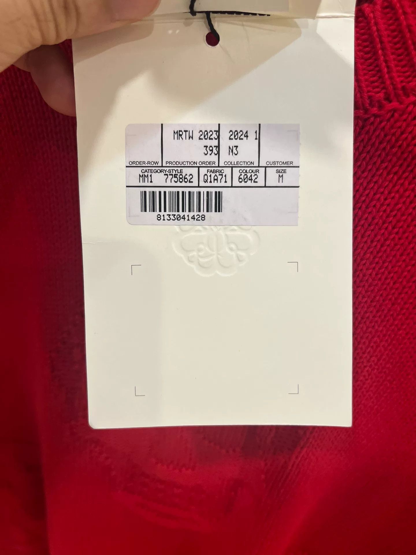 Alexander McQueen Alexander McQueen Red Skull Knit Sweater Size US M / EU 48-50 / 2 - 5 Thumbnail