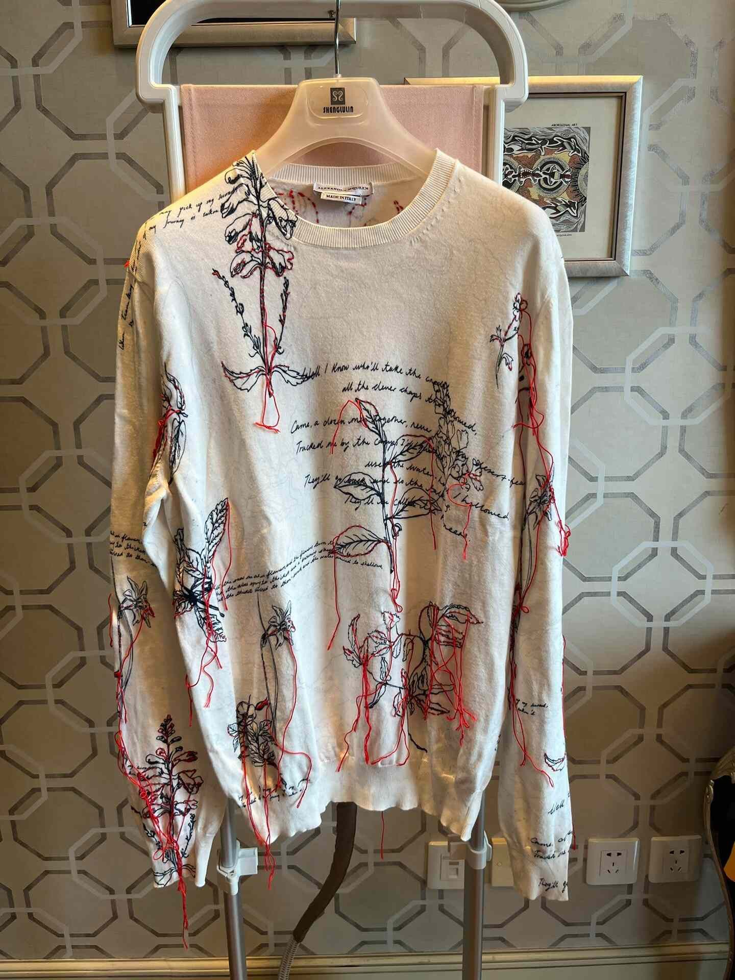 Alexander McQueen Alexander McQueen Plant Print Sweatshirt Size US M / EU 48-50 / 2 - 2 Thumbnail
