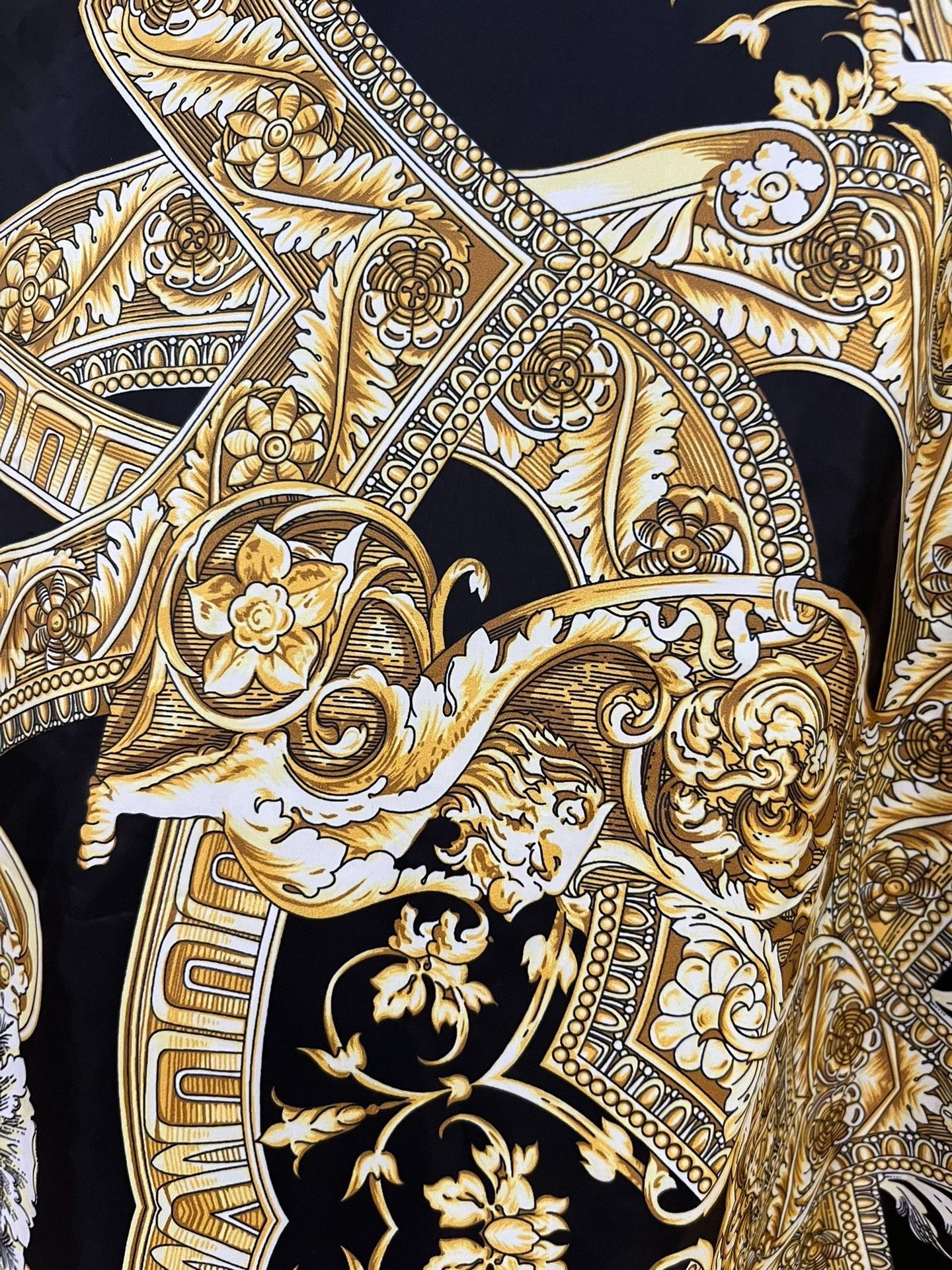 Versace Versace Gold Baroque Print Hooded Jacket Size US M / EU 48-50 / 2 - 9 Thumbnail