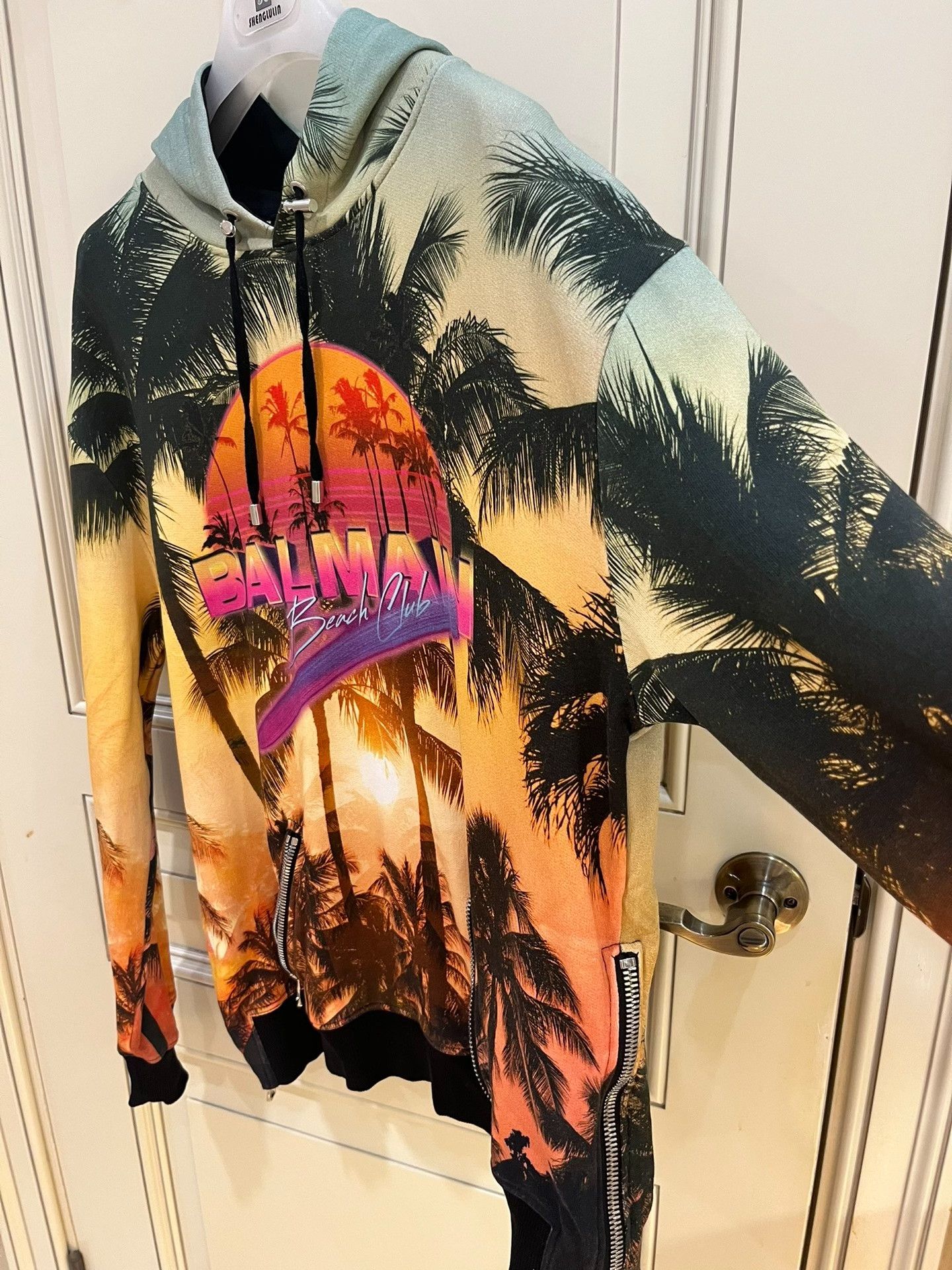 Balmain Balmain Coconut Tree Sunset Print Hoodie Size US M / EU 48-50 / 2 - 3 Thumbnail