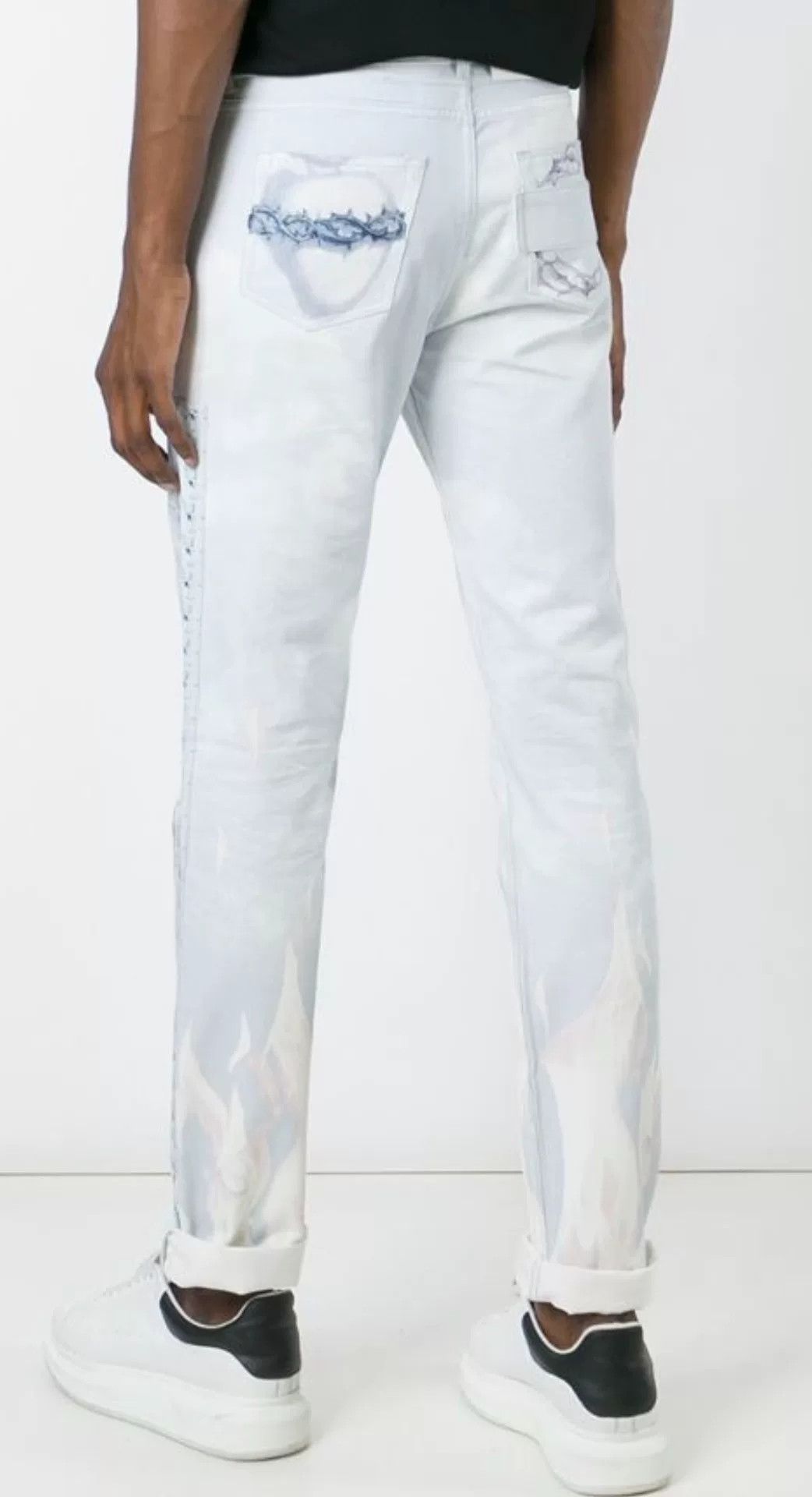Givenchy Givenchy Jesus Icon Slim Jeans Size US 29 - 2 Thumbnail