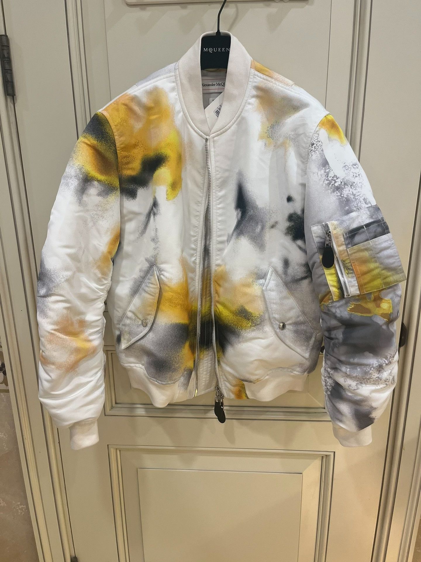 Alexander McQueen Alexander McQueen Tie-Dye Flight Jacket Size US M / EU 48-50 / 2 - 3 Thumbnail