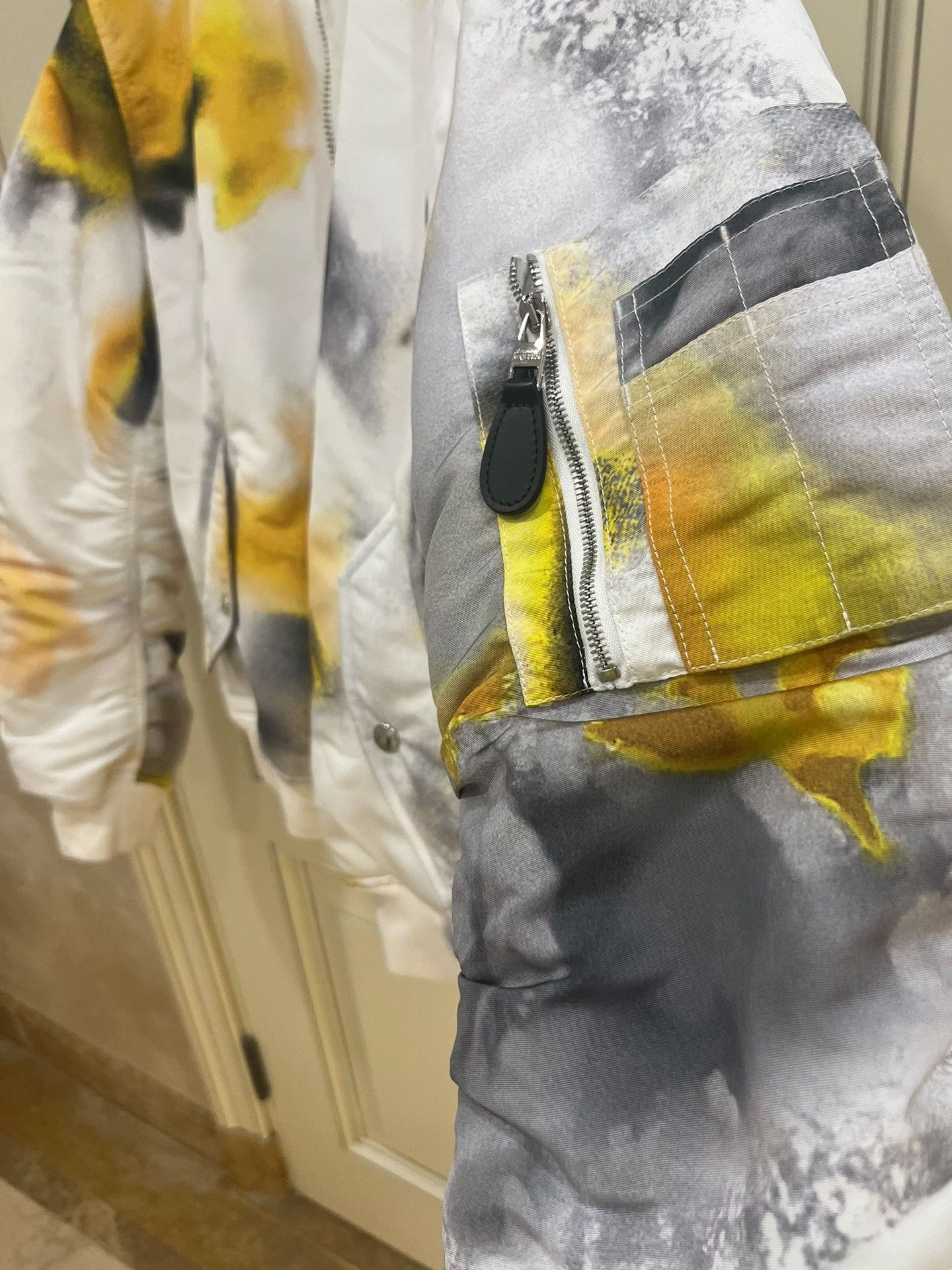Alexander McQueen Alexander McQueen Tie-Dye Flight Jacket Size US M / EU 48-50 / 2 - 9 Thumbnail
