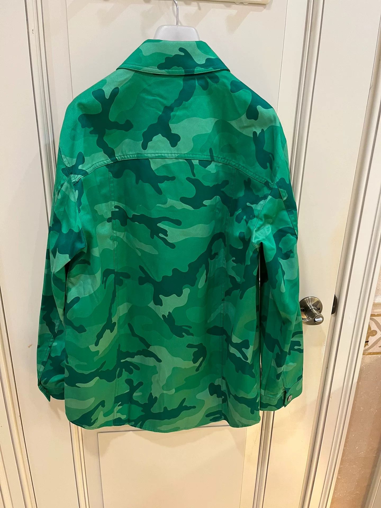 Valentino Valentino Green Camouflage Shirt Jacket Size US S / EU 44-46 / 1 - 5 Thumbnail
