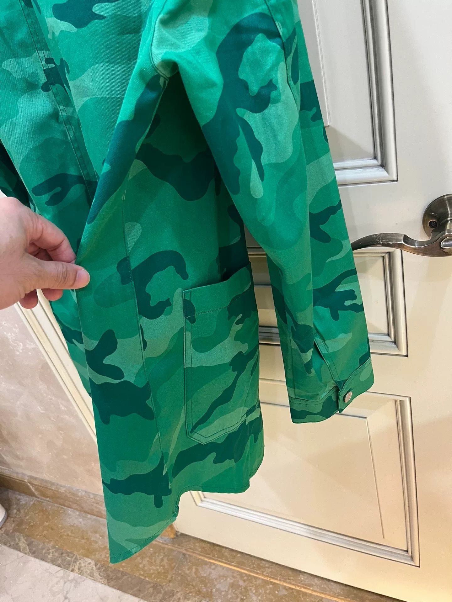 Valentino Valentino Green Camouflage Shirt Jacket Size US S / EU 44-46 / 1 - 6 Thumbnail