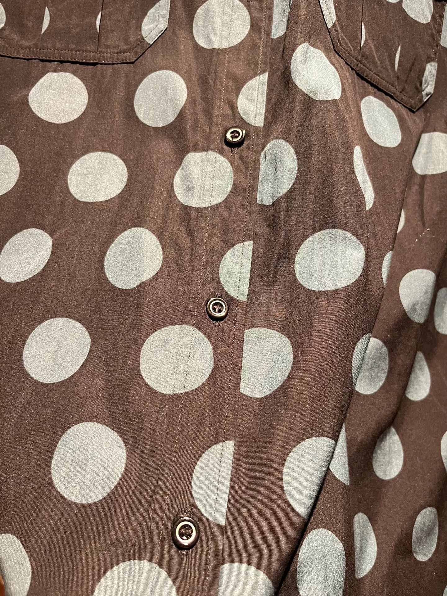 Dolce & Gabbana Dolce & Gabbana Cotton Polka Dot Shirt Size S / US 4 / IT 40 - 9 Thumbnail