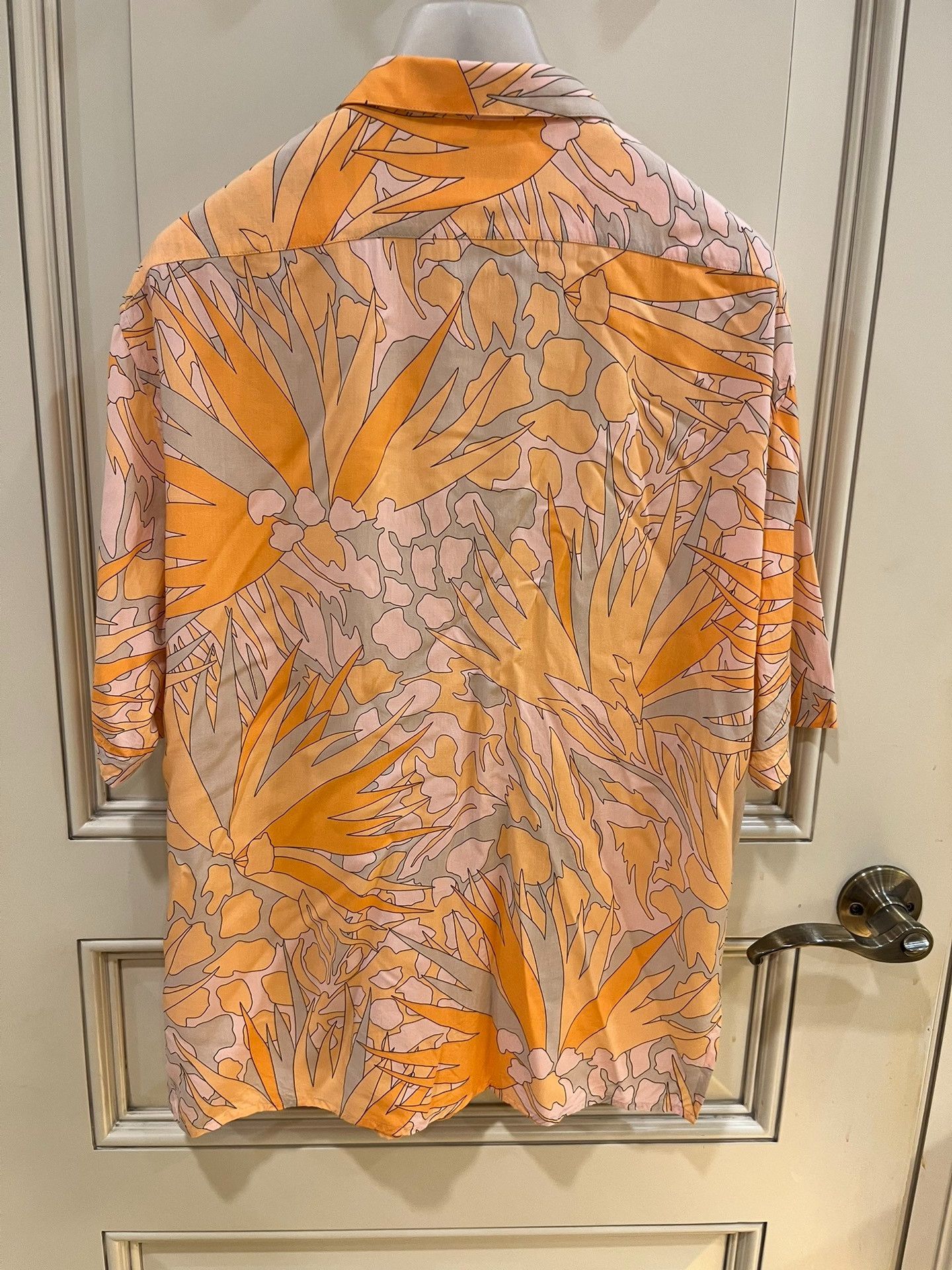 Saint Laurent Paris Saint Laurent Tropical Print Short Sleeve Shirt Size US M / EU 48-50 / 2 - 3 Thumbnail