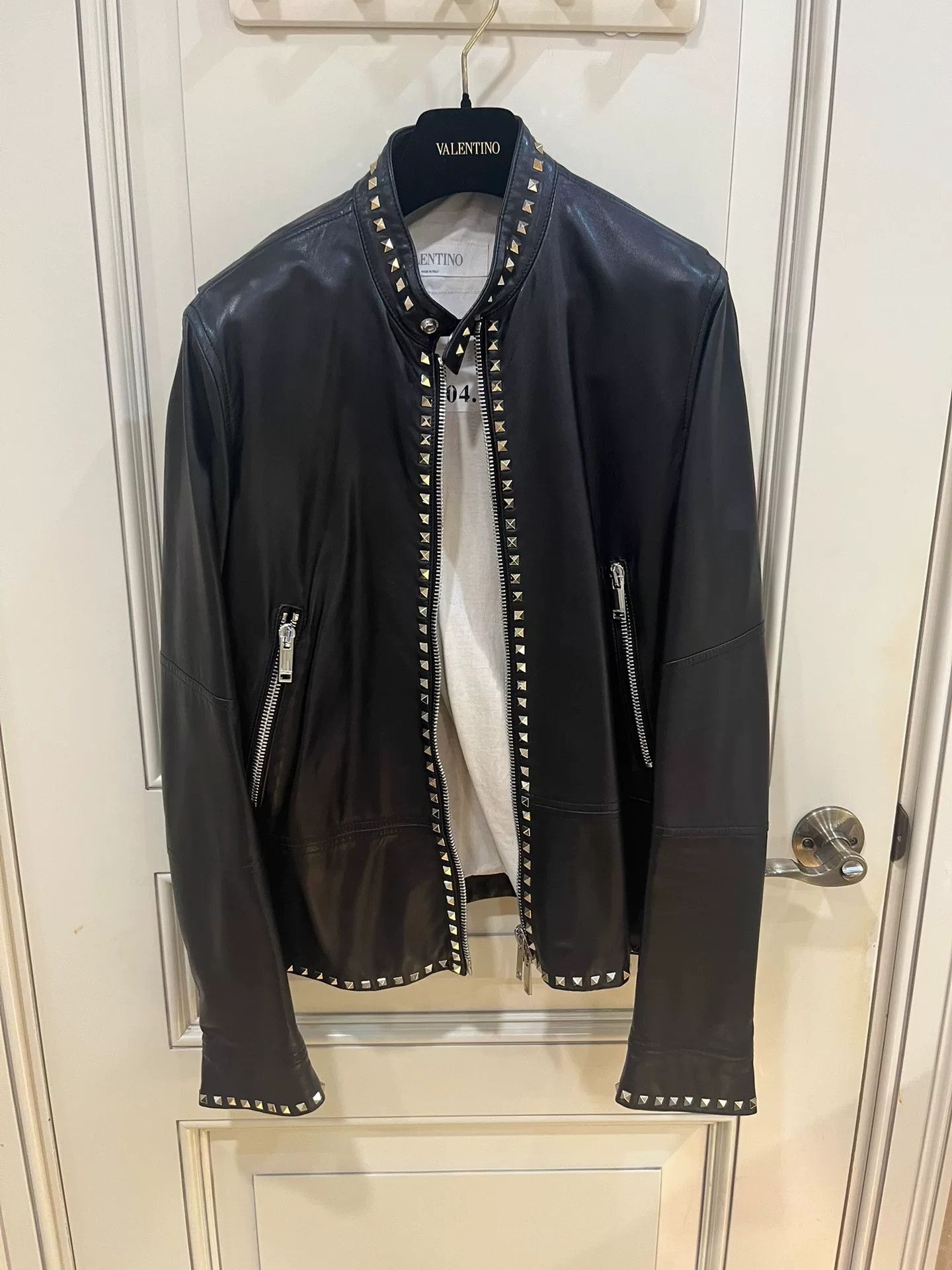 Valentino Valentino Rockstud Biker Leather Jacket Size US S / EU 44-46 / 1 - 2 Thumbnail
