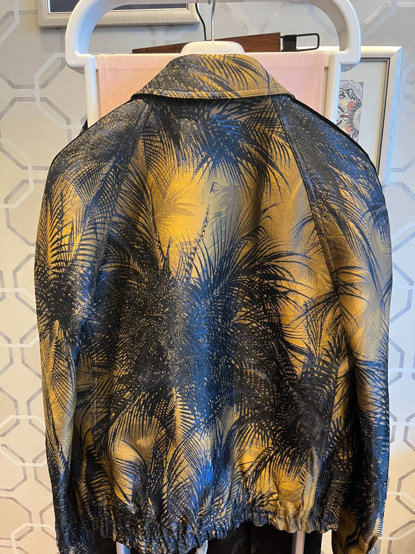 Saint Laurent Paris Saint Laurent Palm Tree Jacquard Jacket Size US S / EU 44-46 / 1 - 7 Thumbnail