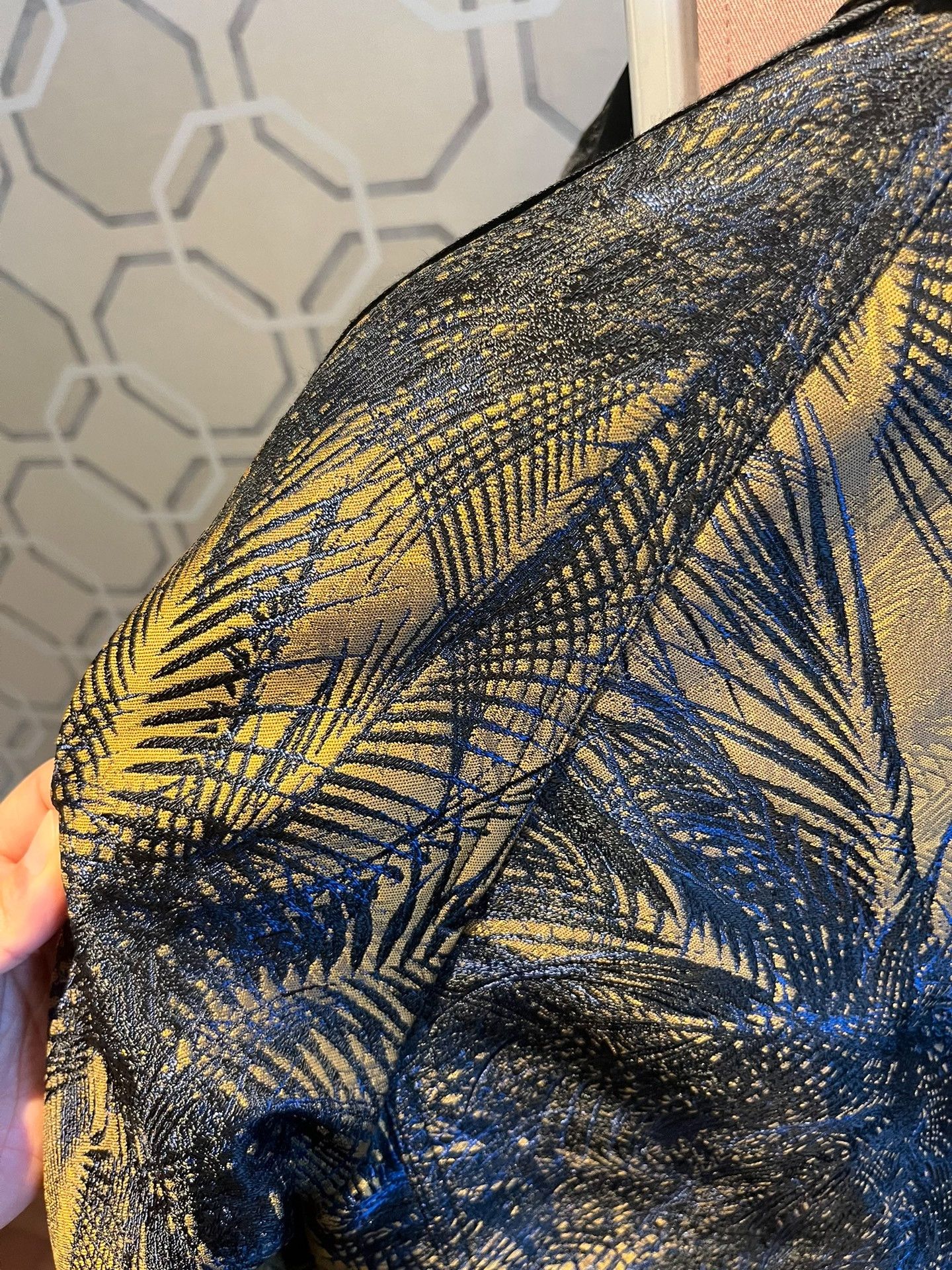Saint Laurent Paris Saint Laurent Palm Tree Jacquard Jacket Size US S / EU 44-46 / 1 - 9 Thumbnail