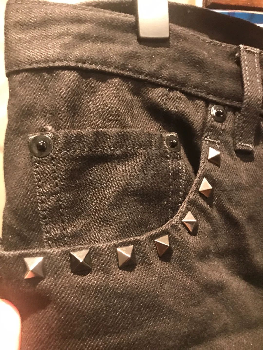 Valentino Valentino Black Studded Jeans Size 30" / US 8 / IT 44 - 4 Thumbnail