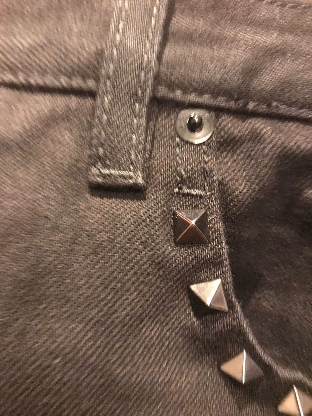 Valentino Valentino Black Studded Jeans Size 30" / US 8 / IT 44 - 7 Thumbnail