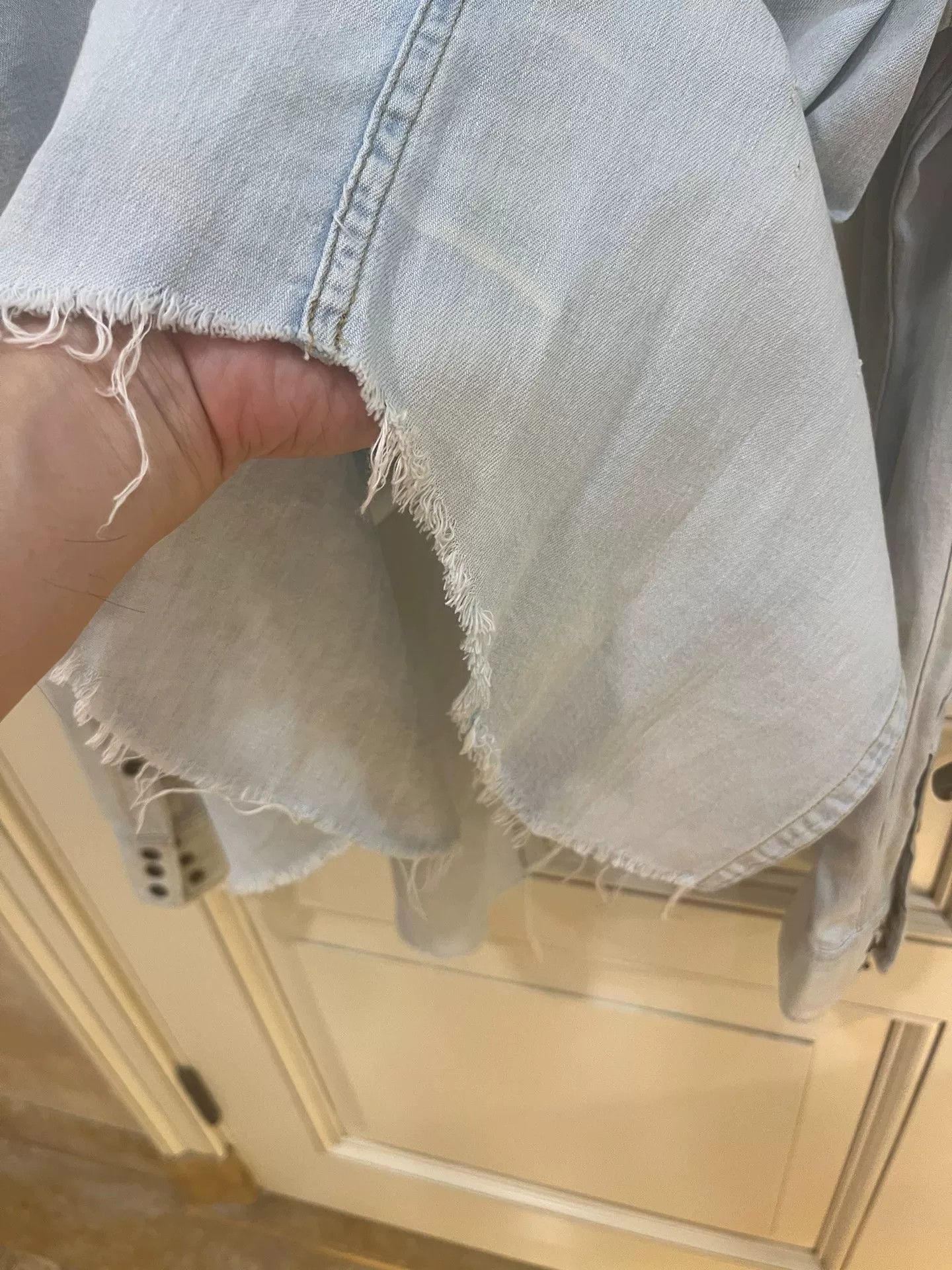 Saint Laurent Paris Saint Laurent Classic Western Denim Shirt Size US M / EU 48-50 / 2 - 9 Thumbnail