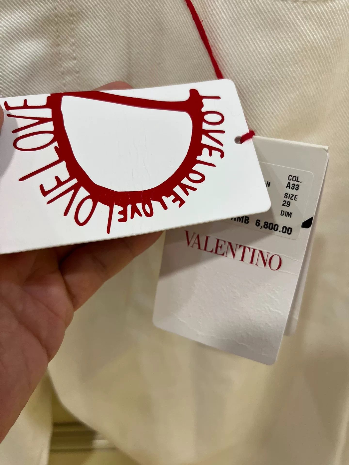 Valentino Valentino Love Collection White Jeans Size US 29 - 7 Thumbnail