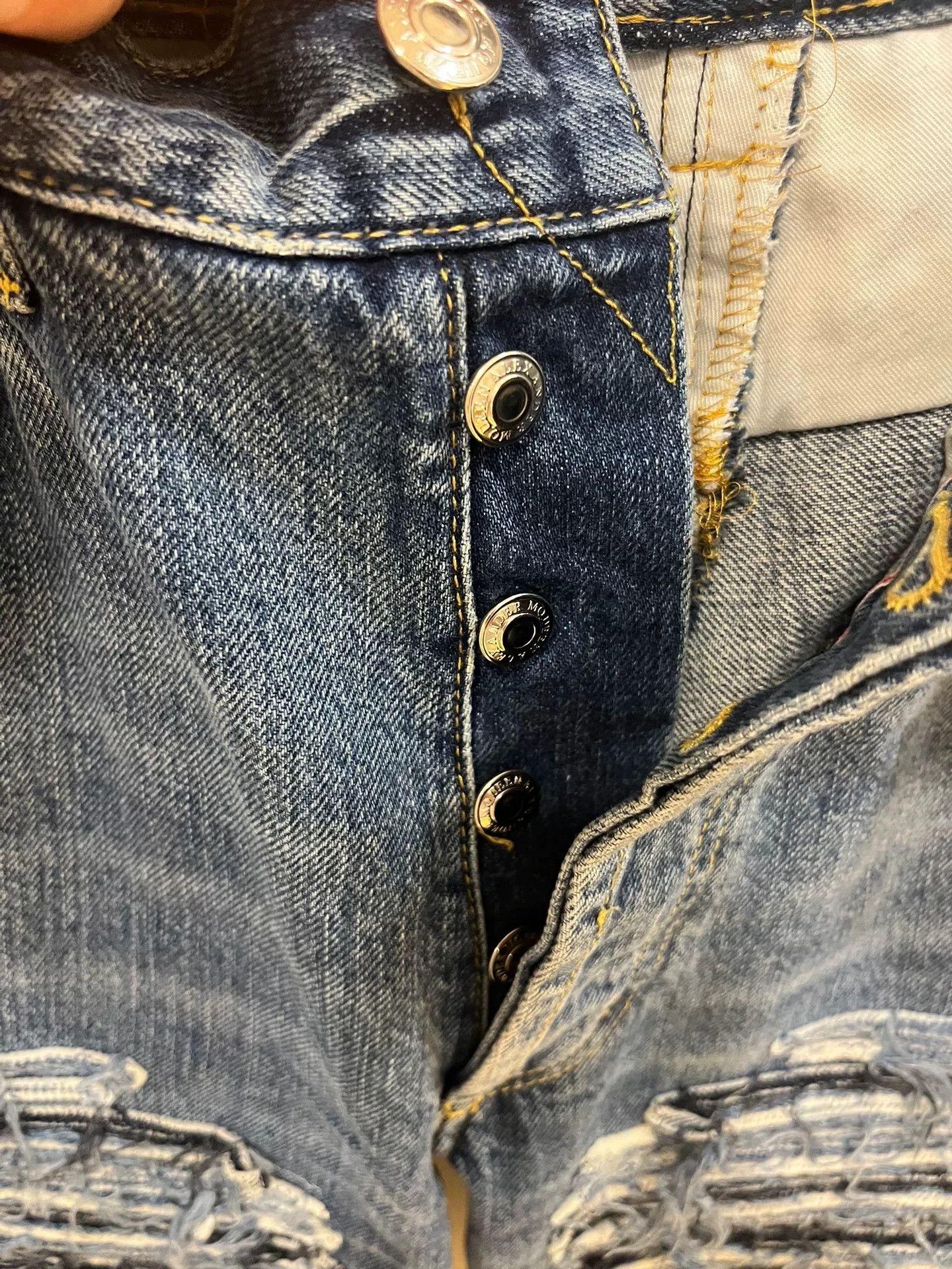 Alexander McQueen Alexander McQueen Distressed Patch Jeans Size US 30 / EU 46 - 9 Thumbnail