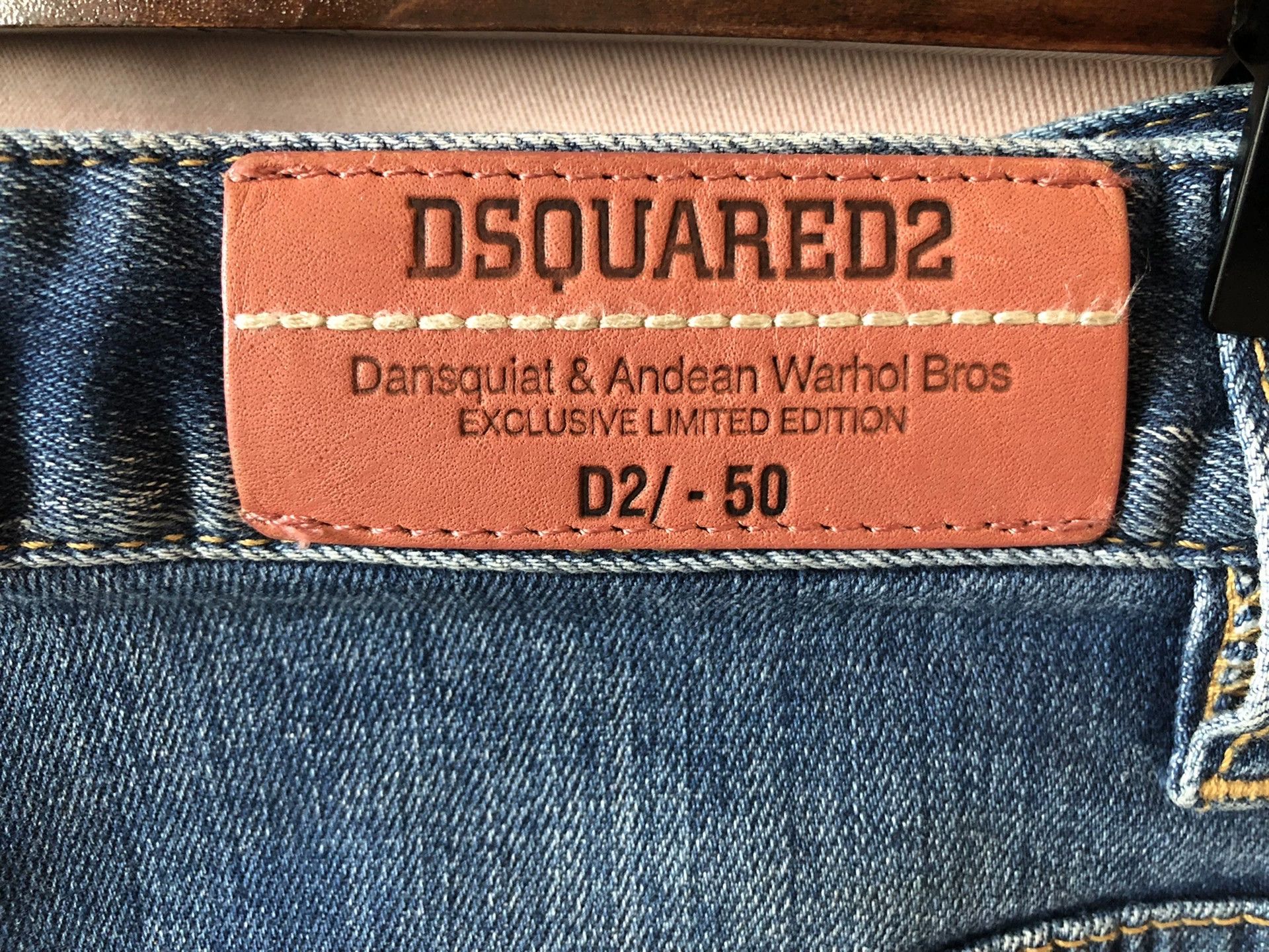 Dsquared2 Dsquared2 Blue Distressed Stretch Jeans Size US 30 / EU 46 - 7 Thumbnail