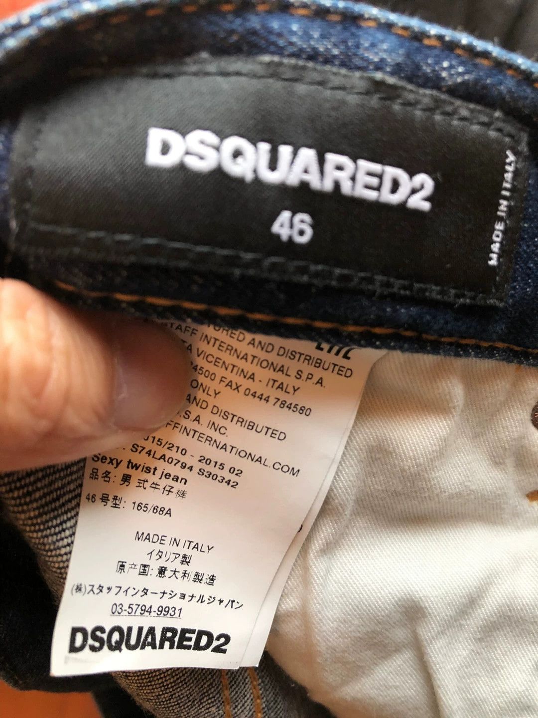 Dsquared2 Dsquared2 Blue Distressed Skinny Jeans Size US 30 / EU 46 - 6 Thumbnail
