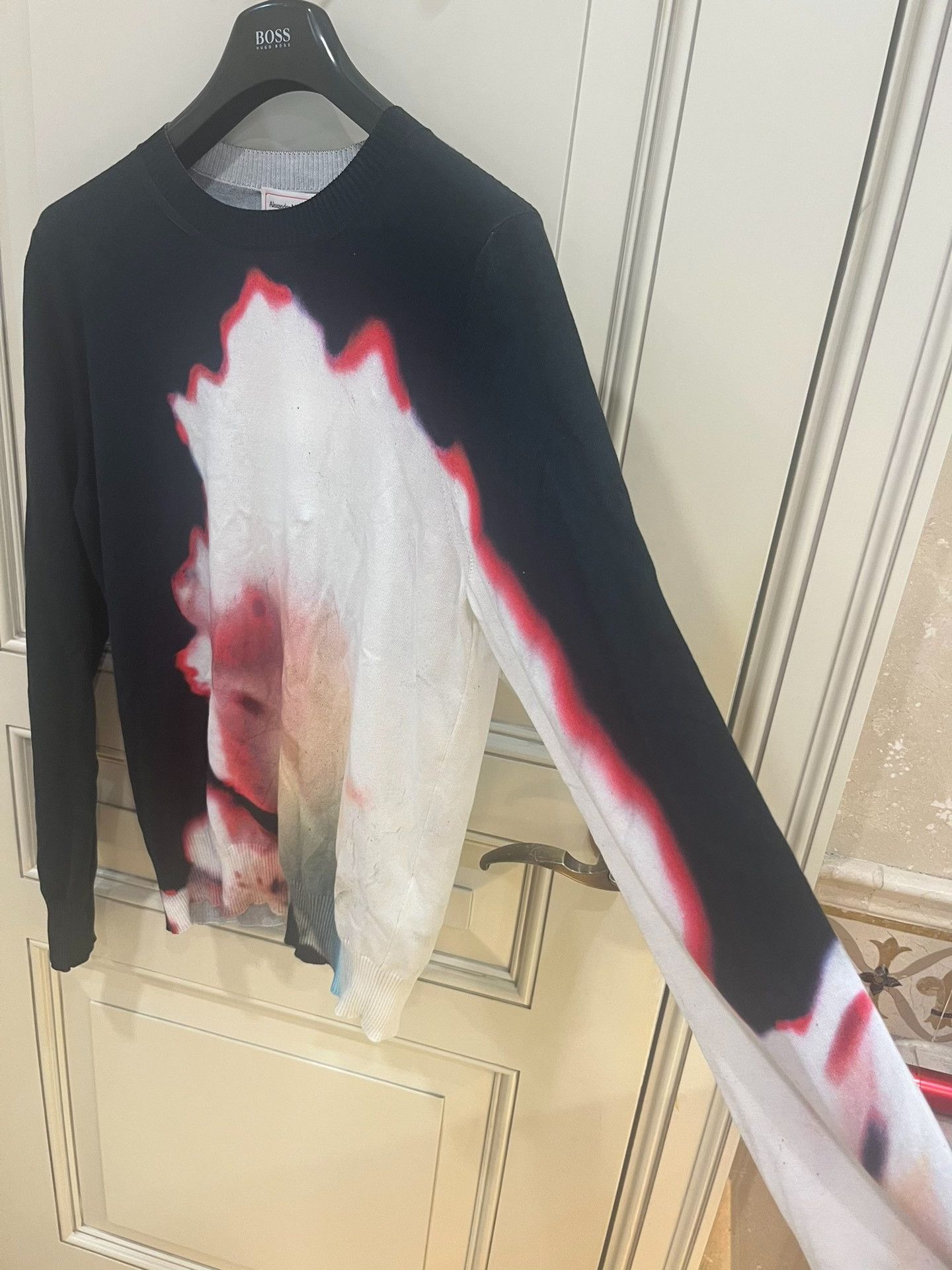Alexander McQueen Alexander McQueen Sunflower Tie-Dye Knit Sweater Size US M / EU 48-50 / 2 - 6 Thumbnail
