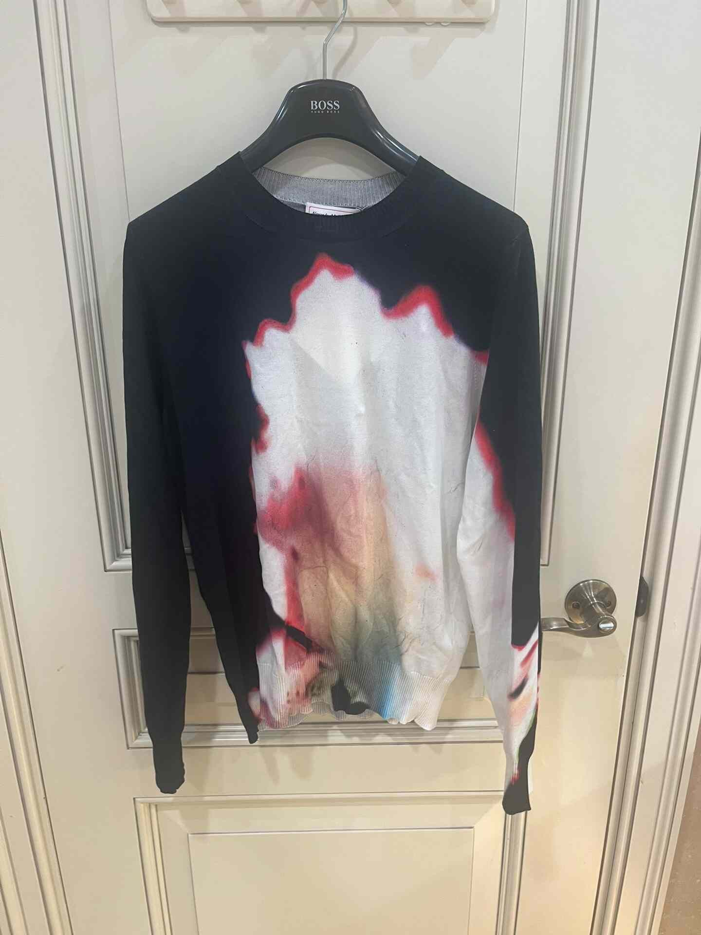 Alexander McQueen Alexander McQueen Sunflower Tie-Dye Knit Sweater Size US M / EU 48-50 / 2 - 3 Thumbnail