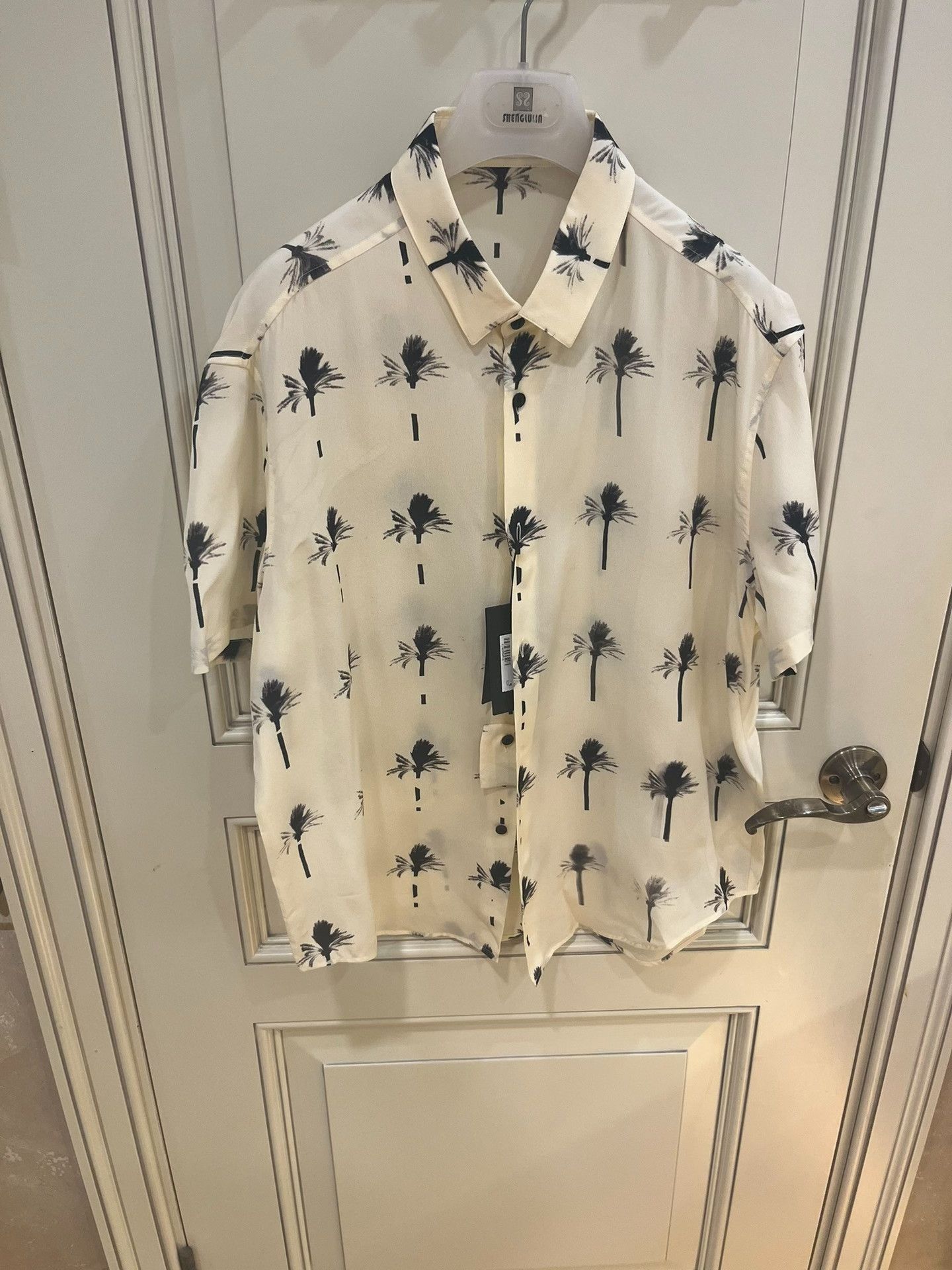 Saint Laurent Paris Saint Laurent Silk Short-Sleeve Shirt Size US XXS / EU 40 - 4 Thumbnail