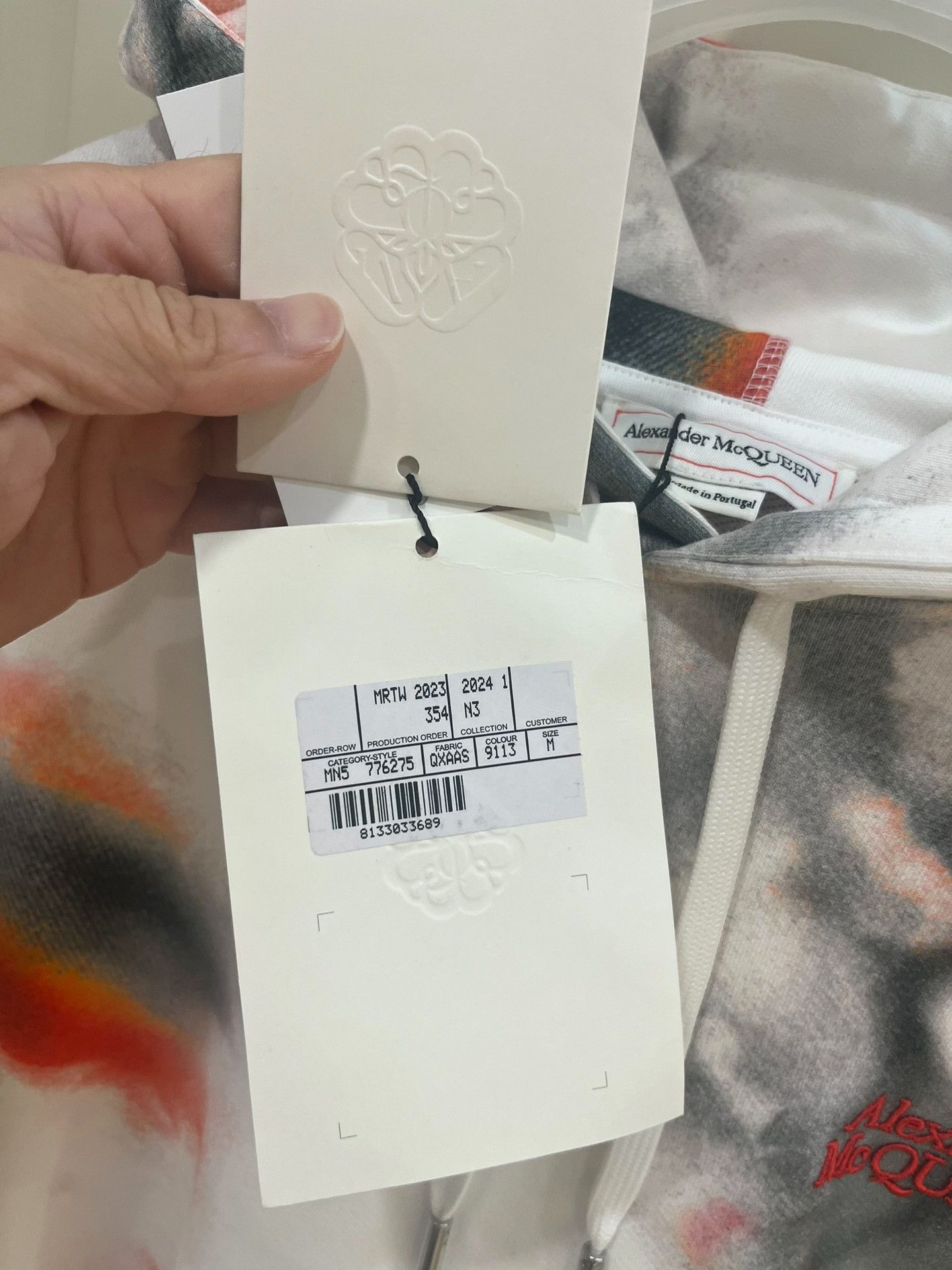 Alexander McQueen Alexander McQueen Tie-Dye Hoodie Size US M / EU 48-50 / 2 - 5 Thumbnail