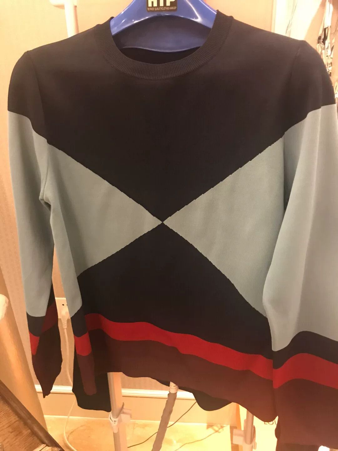 Valentino Valentino Geometric Print Sweatshirt M Size US M / EU 48-50 / 2 - 2 Thumbnail