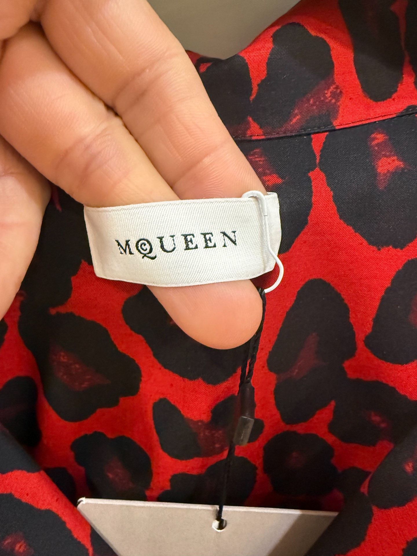 Alexander McQueen Alexander McQueen Red Leopard Shirt Size US M / EU 48-50 / 2 - 3 Thumbnail