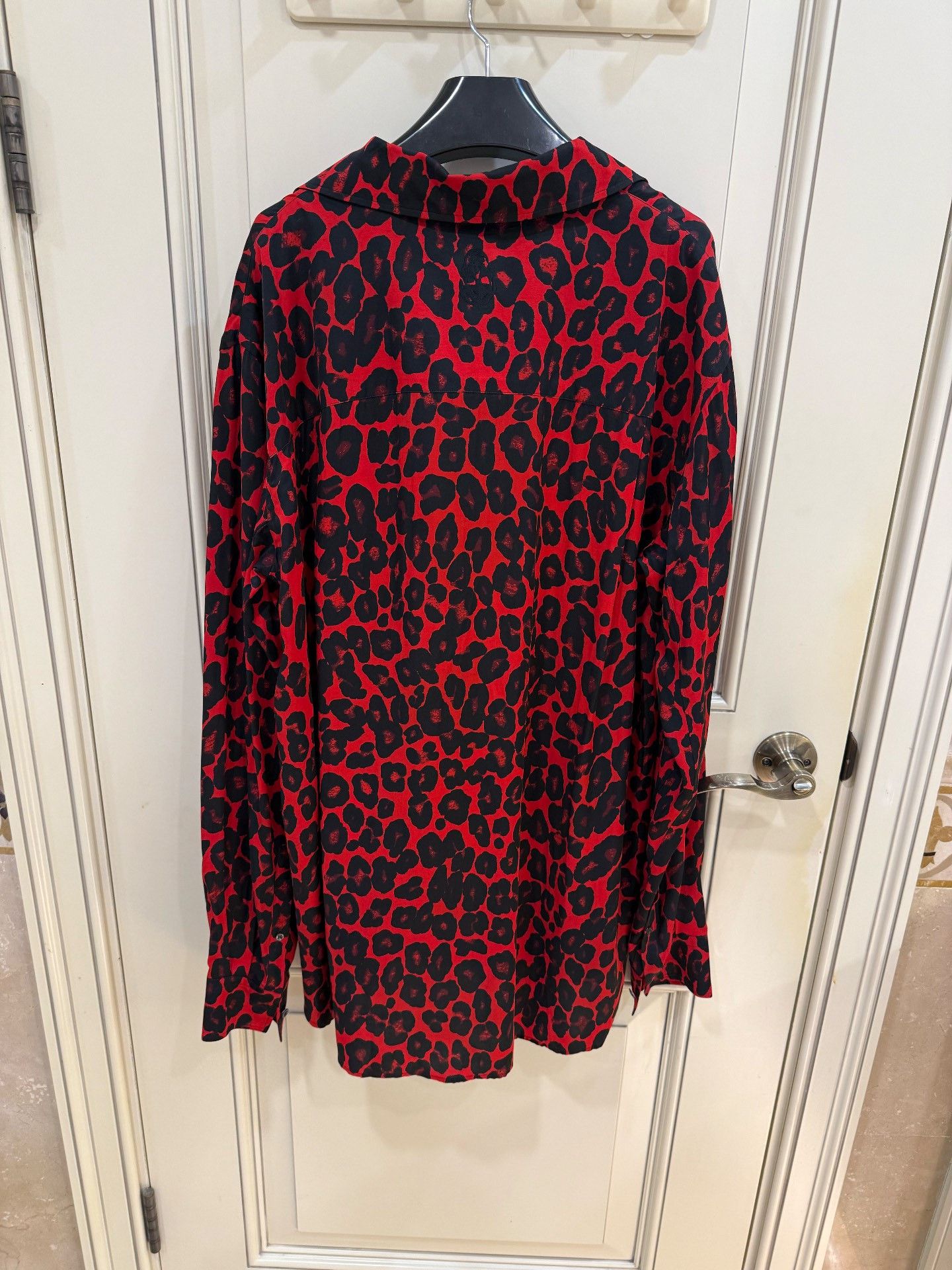 Alexander McQueen Alexander McQueen Red Leopard Shirt Size US M / EU 48-50 / 2 - 5 Thumbnail