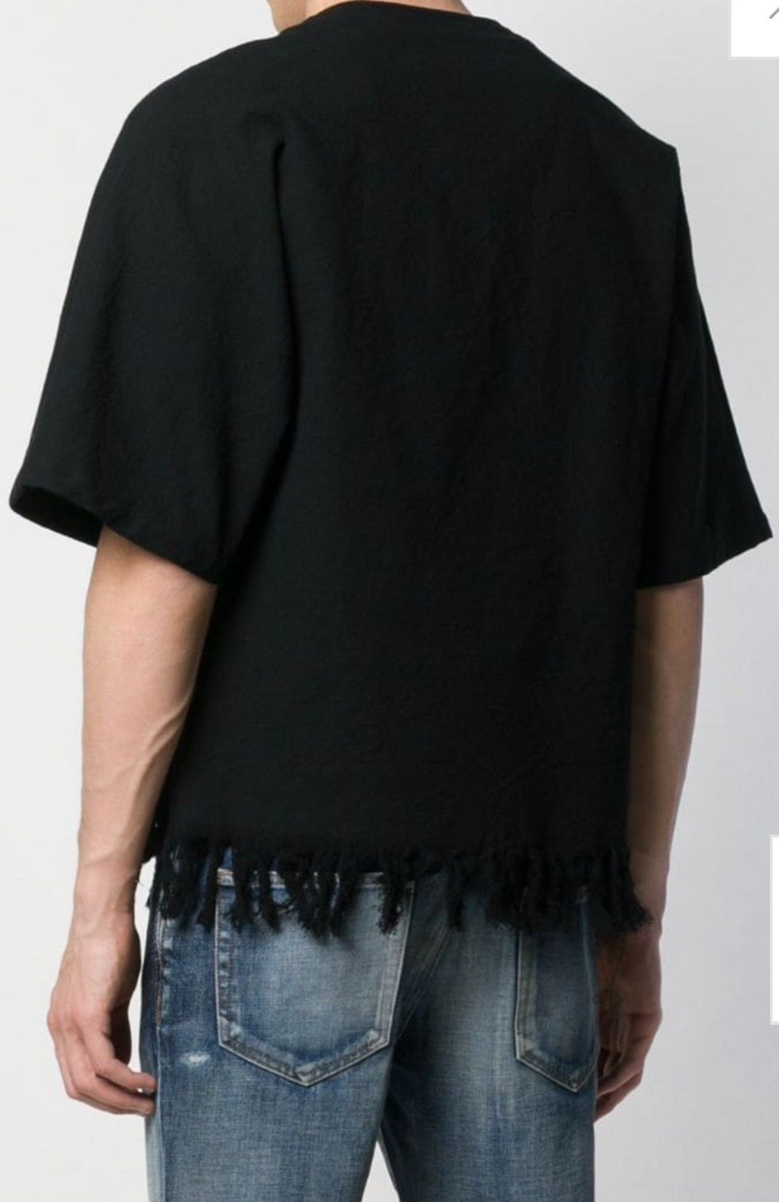 Saint Laurent Paris Saint Laurent Fringe Black Shirt Size US S / EU 44-46 / 1 - 3 Thumbnail