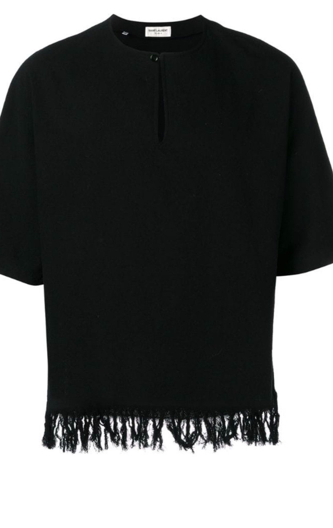 Saint Laurent Paris Saint Laurent Fringe Black Shirt Size US S / EU 44-46 / 1 - 2 Thumbnail