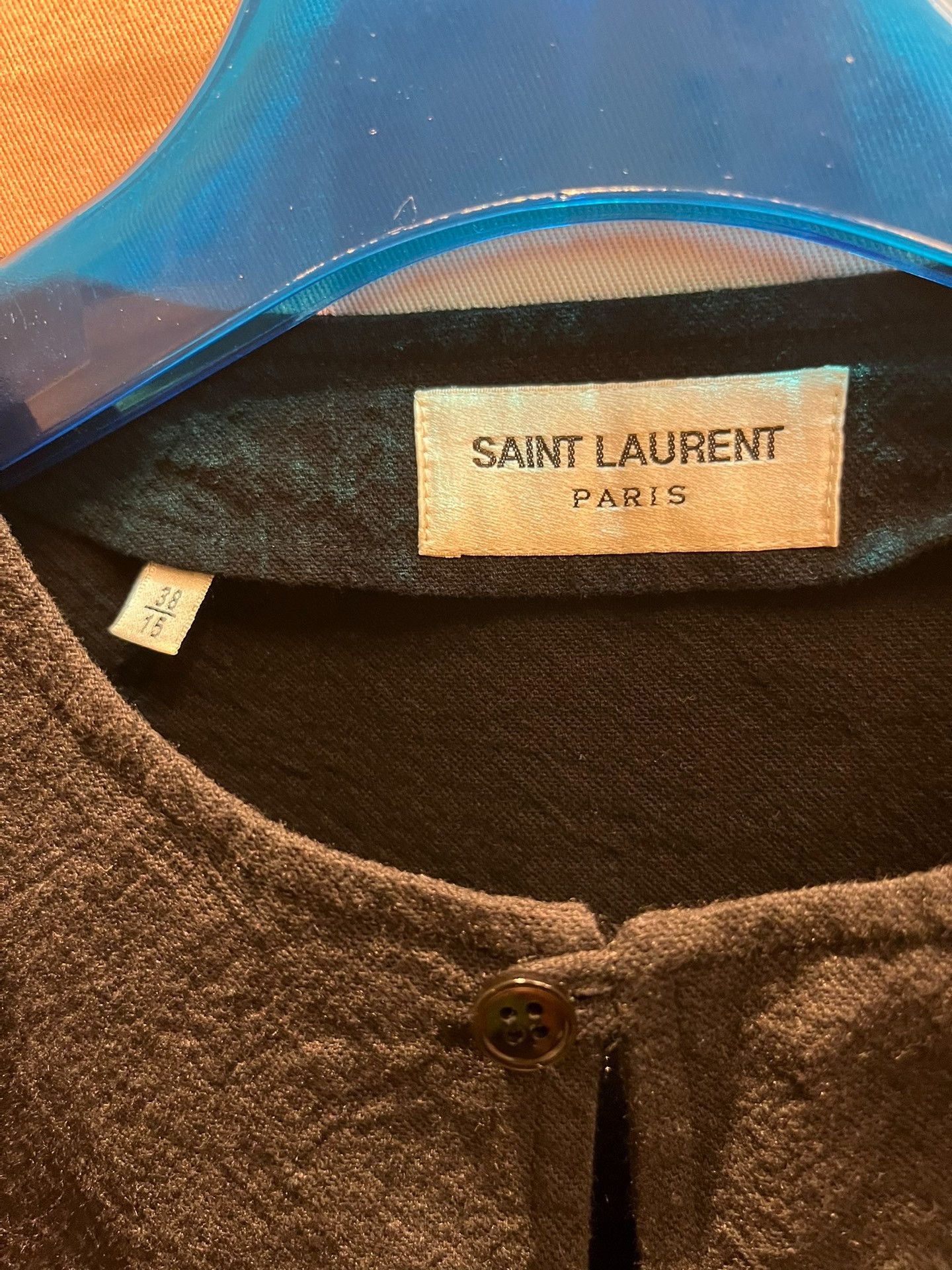 Saint Laurent Paris Saint Laurent Fringe Black Shirt Size US S / EU 44-46 / 1 - 5 Thumbnail