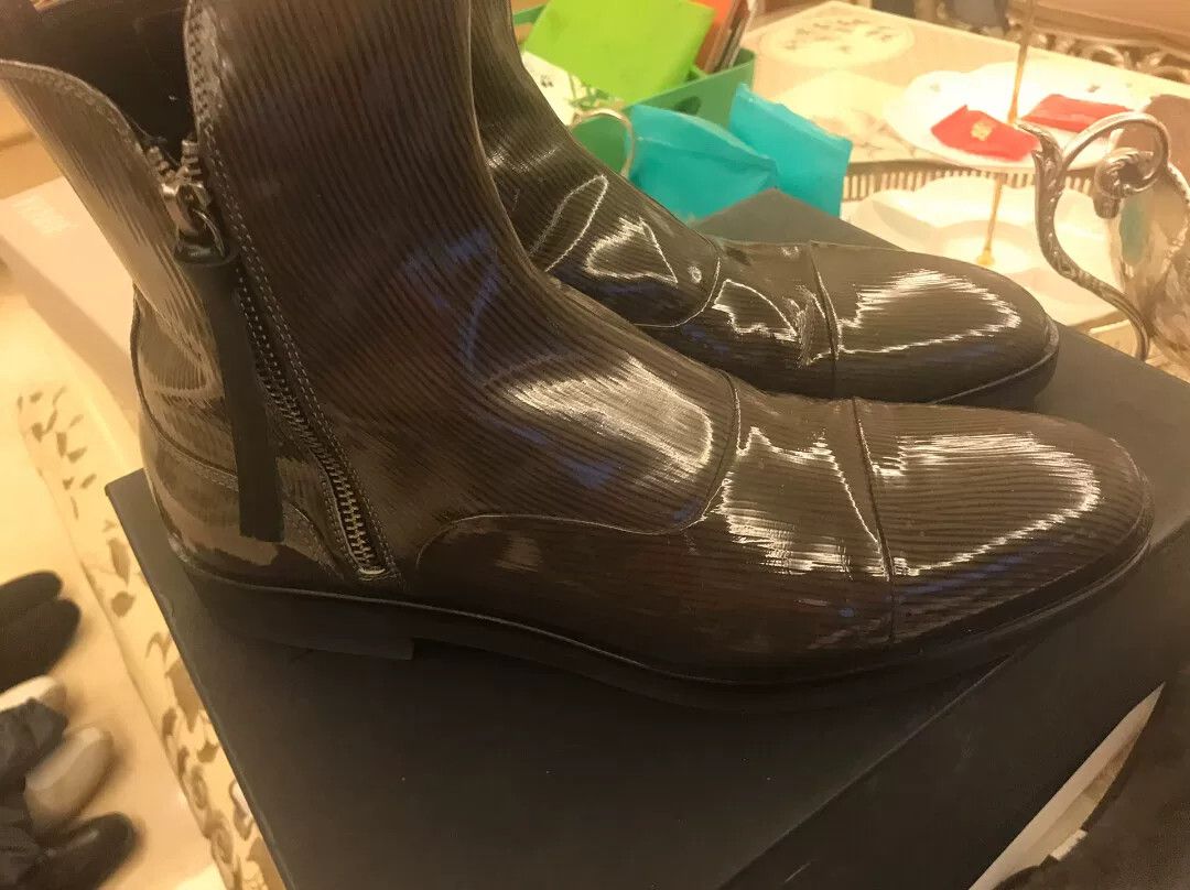 Bruno Bordese Bruno Bordese Patent Leather Boots Size US 8 / EU 41 - 3 Thumbnail
