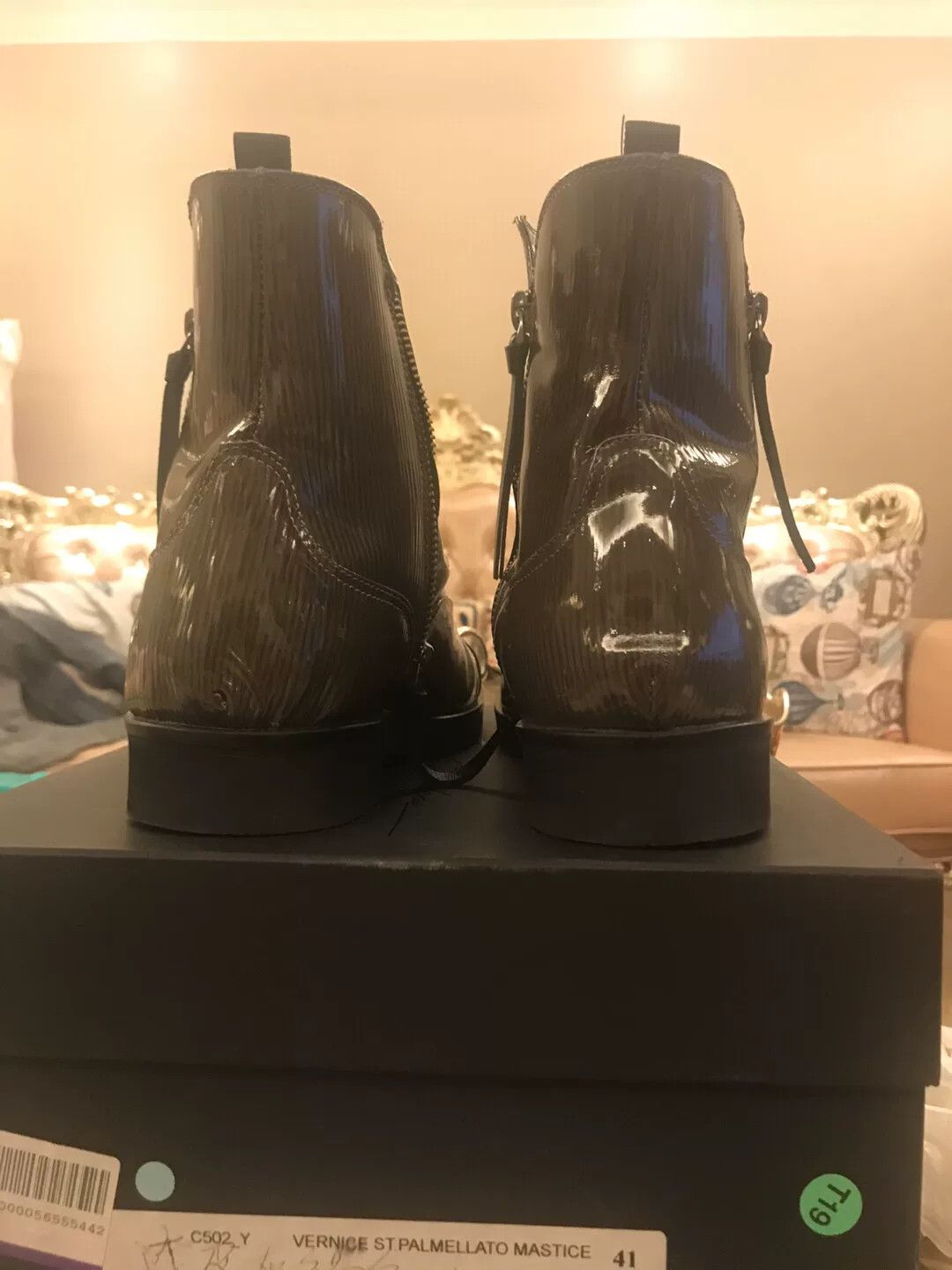 Bruno Bordese Bruno Bordese Patent Leather Boots Size US 8 / EU 41 - 4 Thumbnail