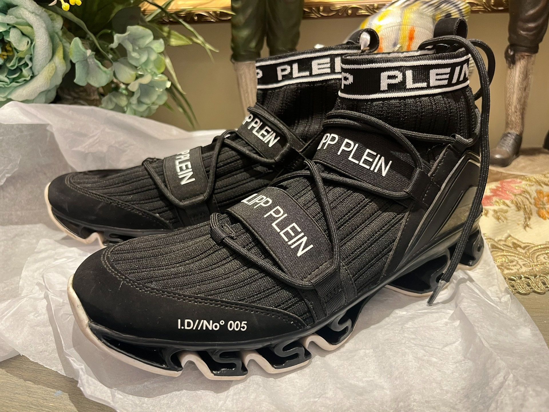 Philipp Plein Philip Plein Blade Hollow Running Sock Boots Size US 7 / EU 40 - 2 Thumbnail