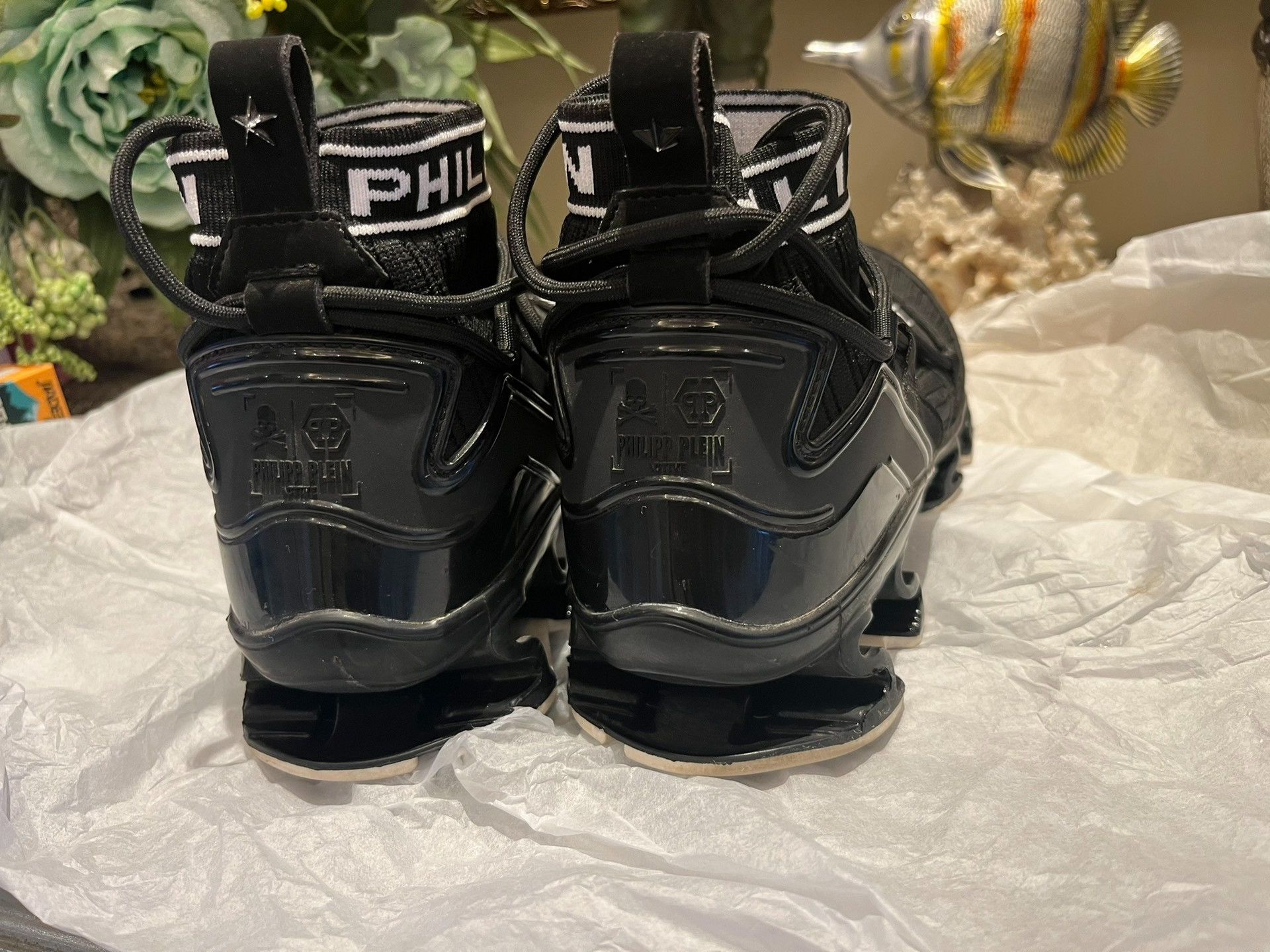 Philipp Plein Philip Plein Blade Hollow Running Sock Boots Size US 7 / EU 40 - 7 Thumbnail