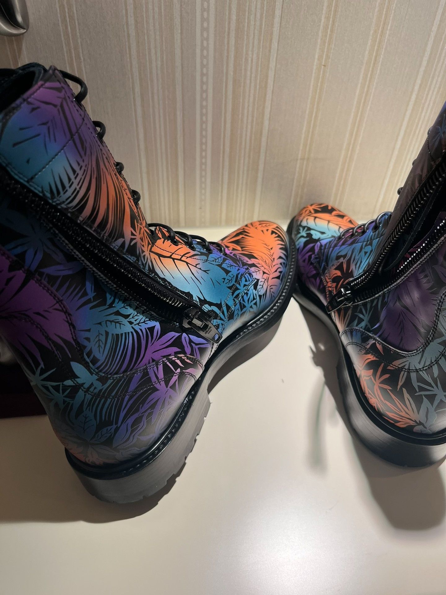 Celine Celine Tropical Plant Print Boots Size US 8 / EU 41 - 8 Thumbnail
