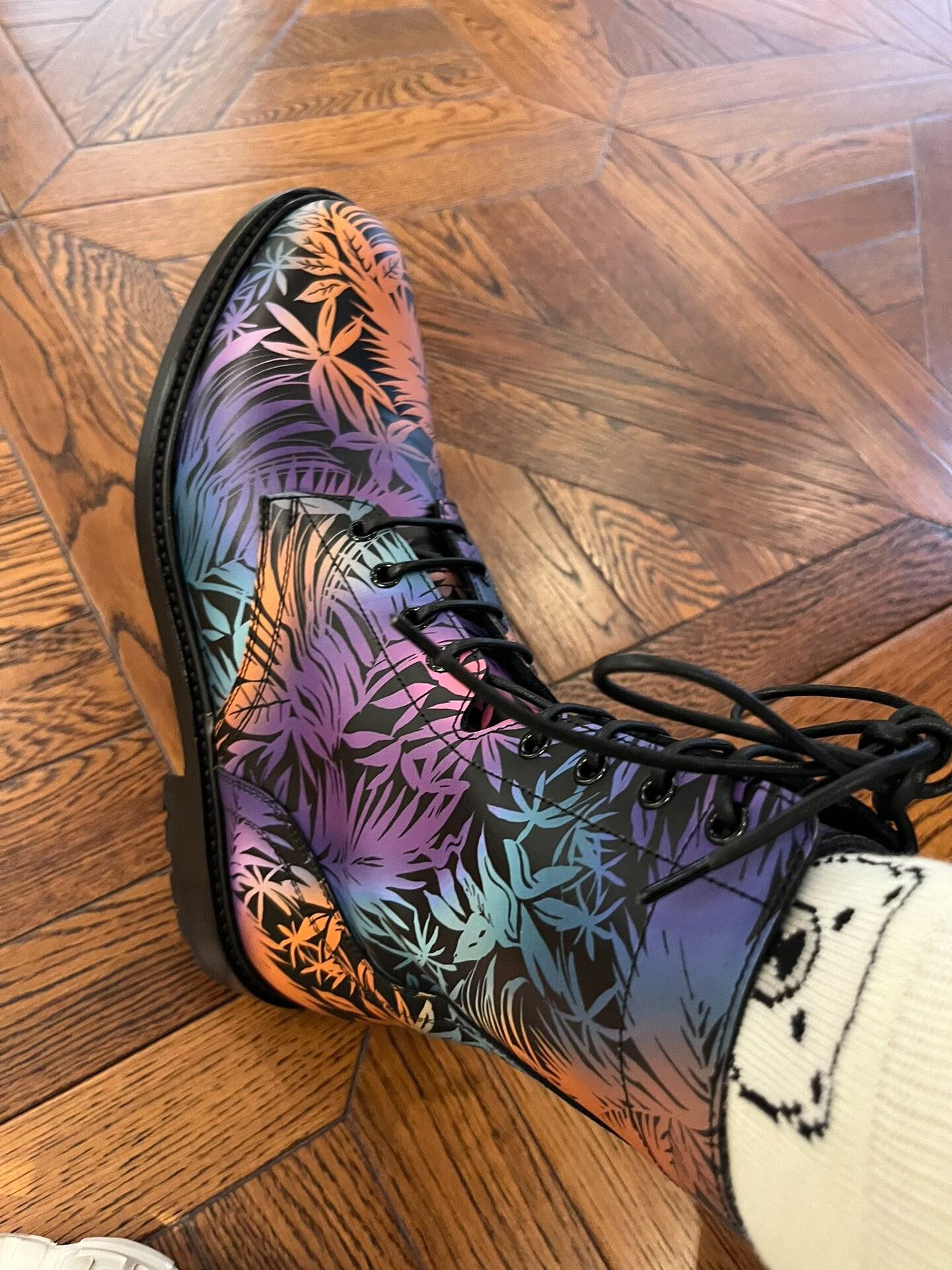 Celine Celine Tropical Plant Print Boots Size US 8 / EU 41 - 6 Thumbnail