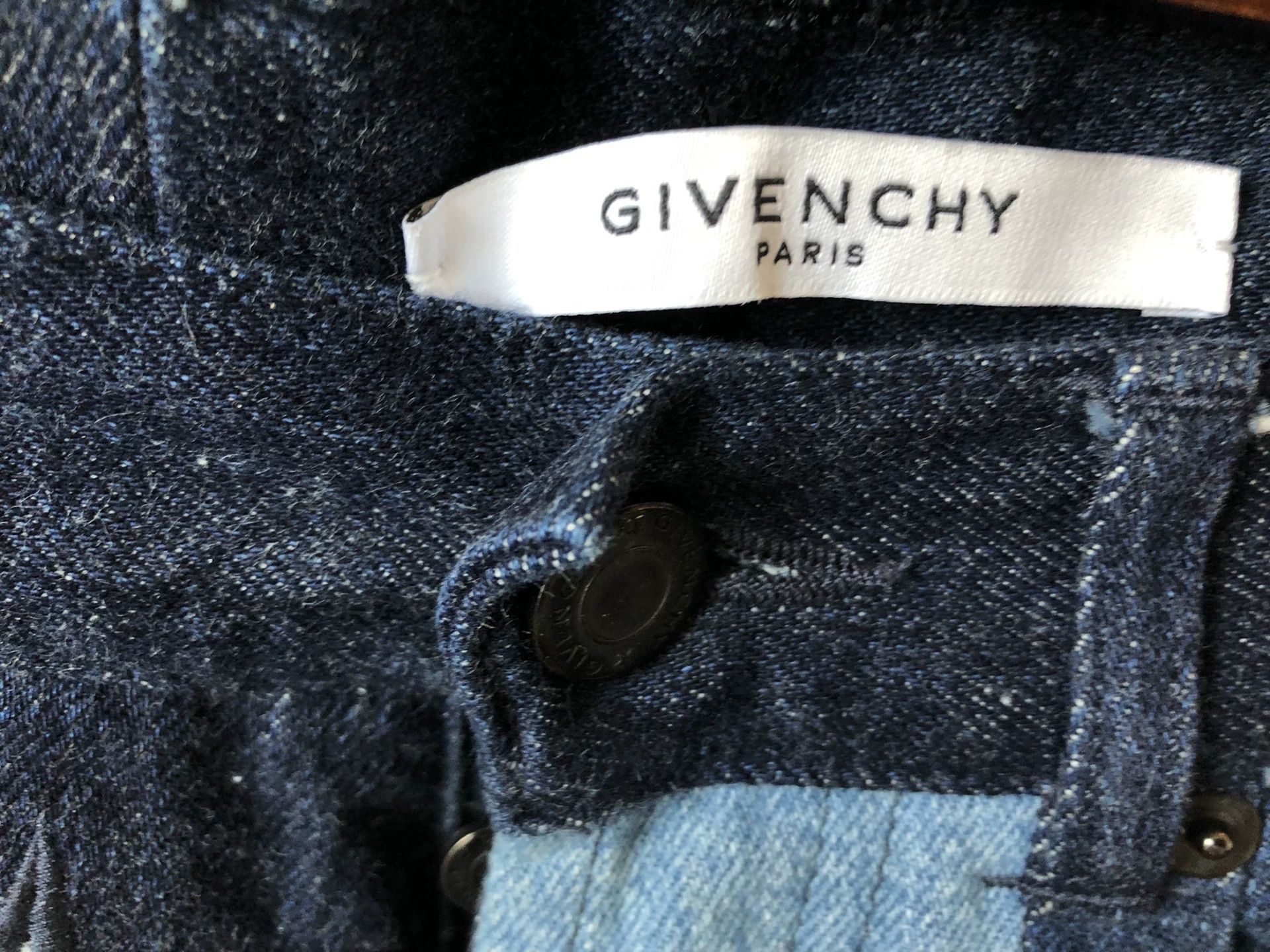 Givenchy Givenchy Blue Striped Star Embroidery Jeans Size US 29 - 3 Thumbnail