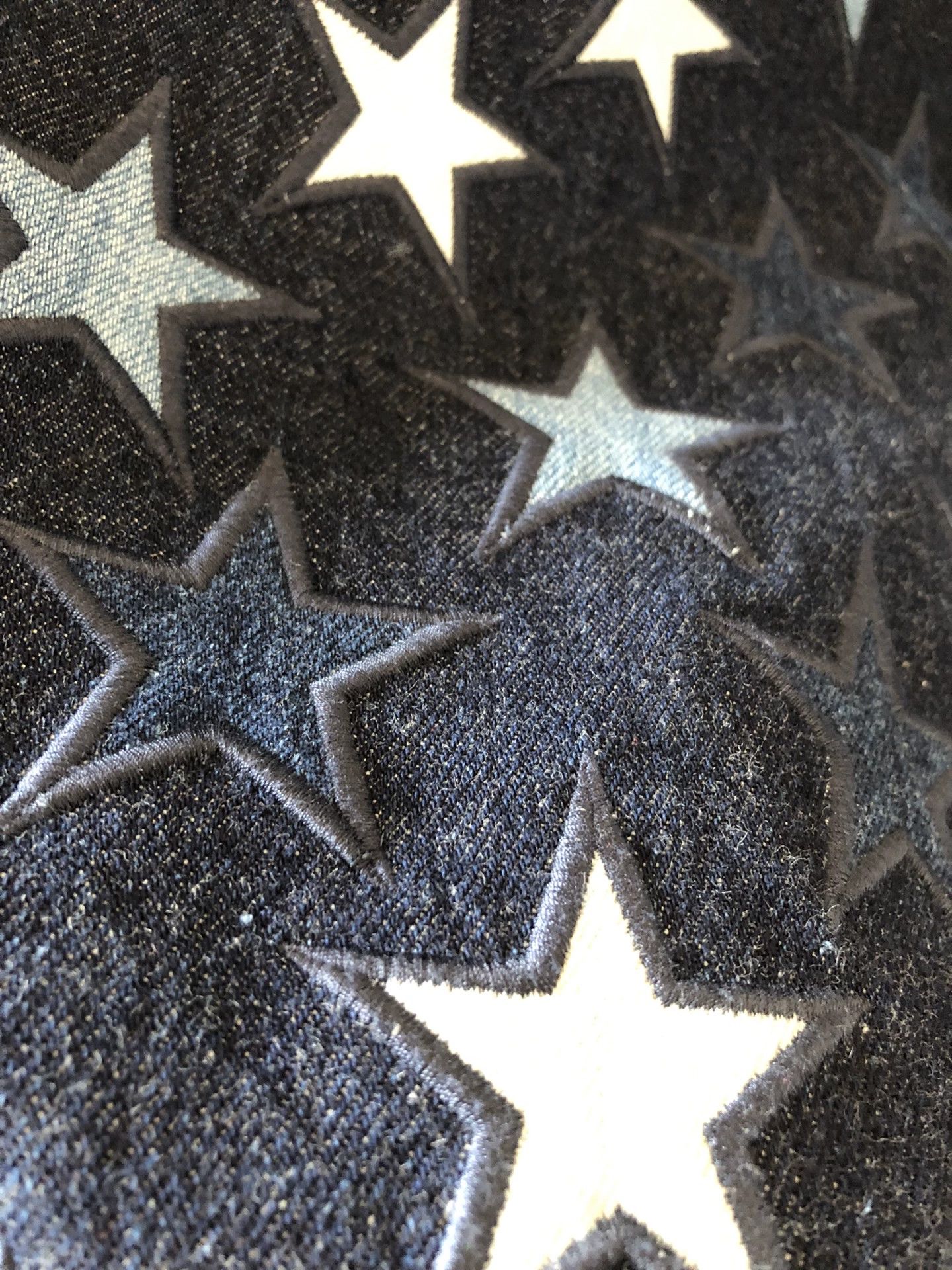 Givenchy Givenchy Blue Striped Star Embroidery Jeans Size US 29 - 4 Thumbnail