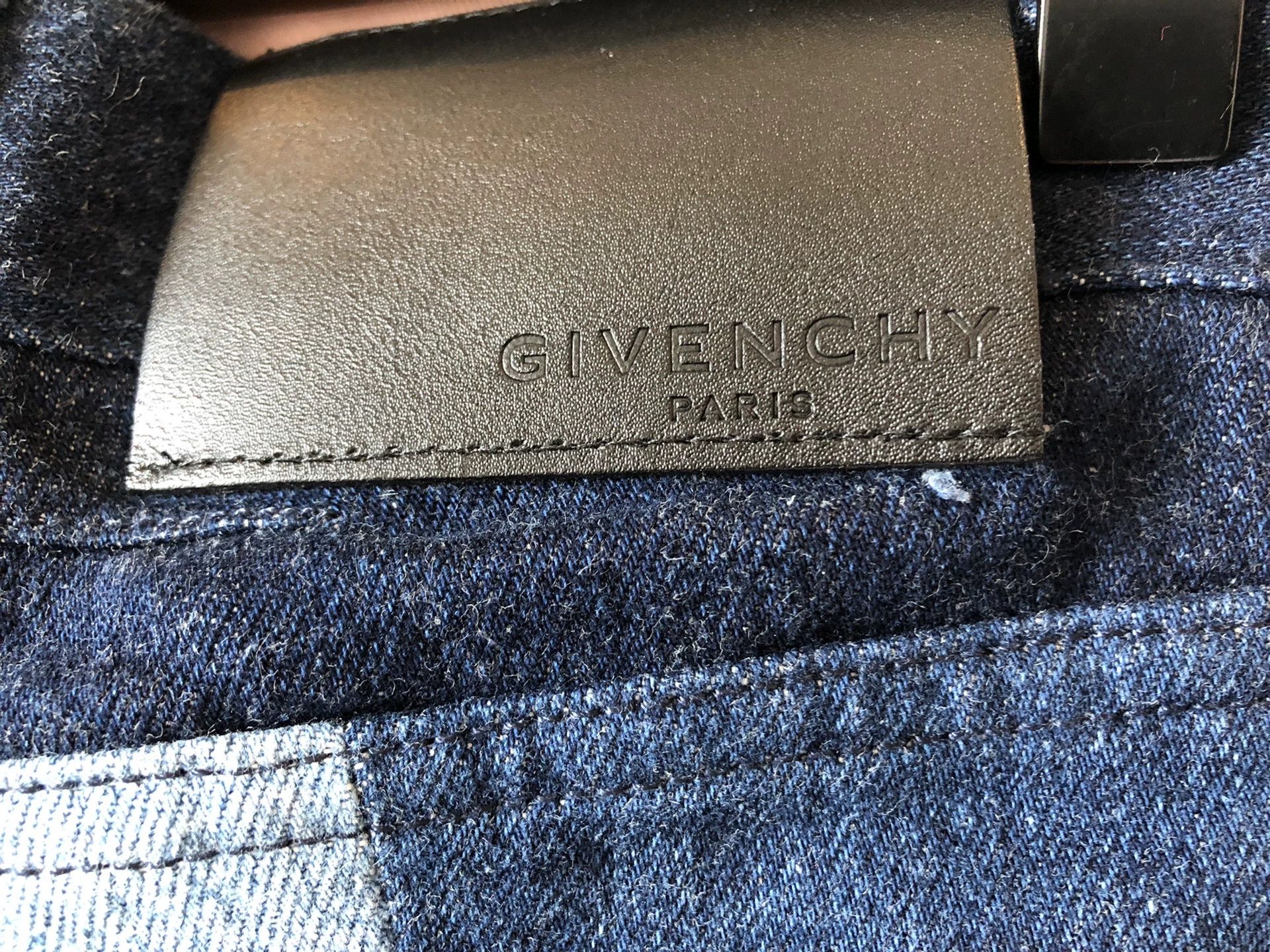 Givenchy Givenchy Blue Striped Star Embroidery Jeans Size US 29 - 7 Thumbnail