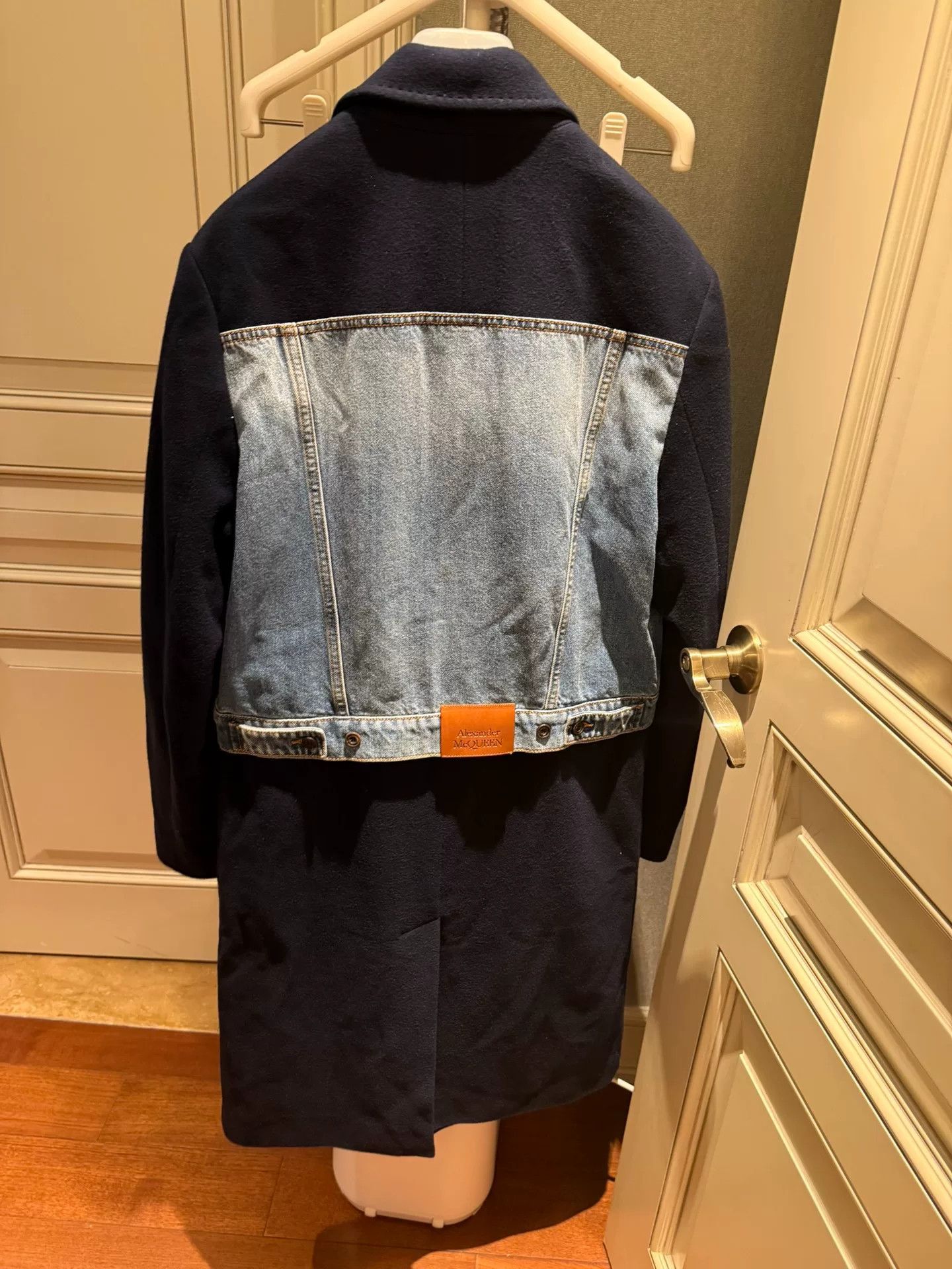 Alexander McQueen Alexander McQueen Wool Denim Coat Size US M / EU 48-50 / 2 - 9 Thumbnail